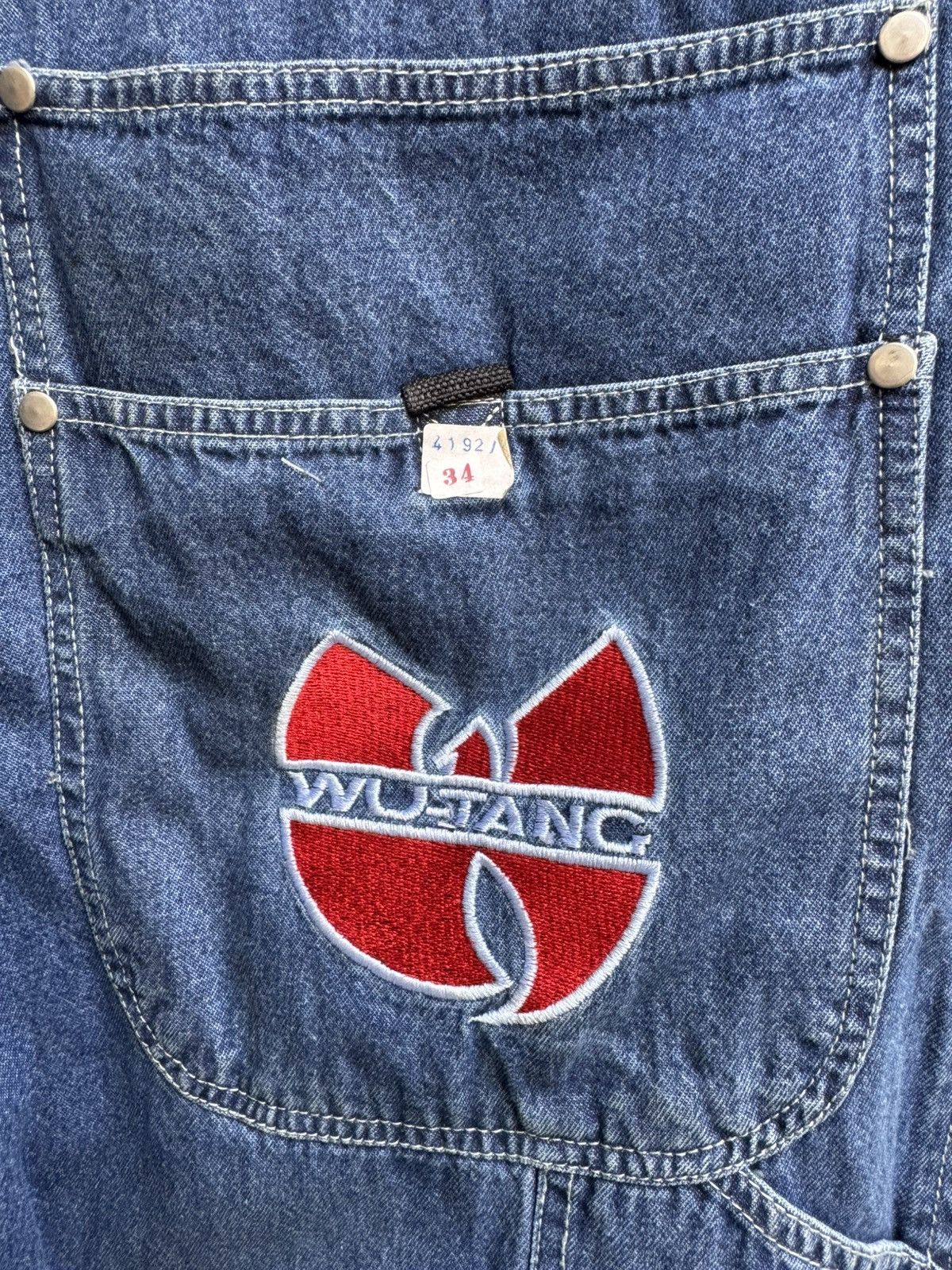 If Six Was Nine × Vintage × Wu-Tang Clan Vintage 90s WU TANG CLAN Baggy HipHop Flare Jeans BOSS01 Size US 34 / EU 50 - 9 Thumbnail