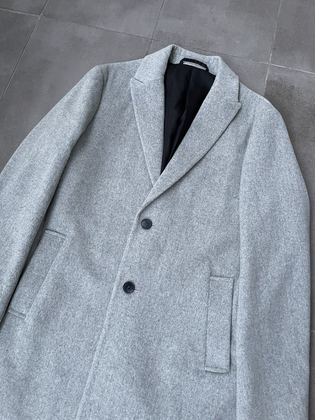 Other !DS! AW23 Isaac Dewhirst Gray Wool Coat Size US M / EU 48-50 / 2 - 13 Thumbnail
