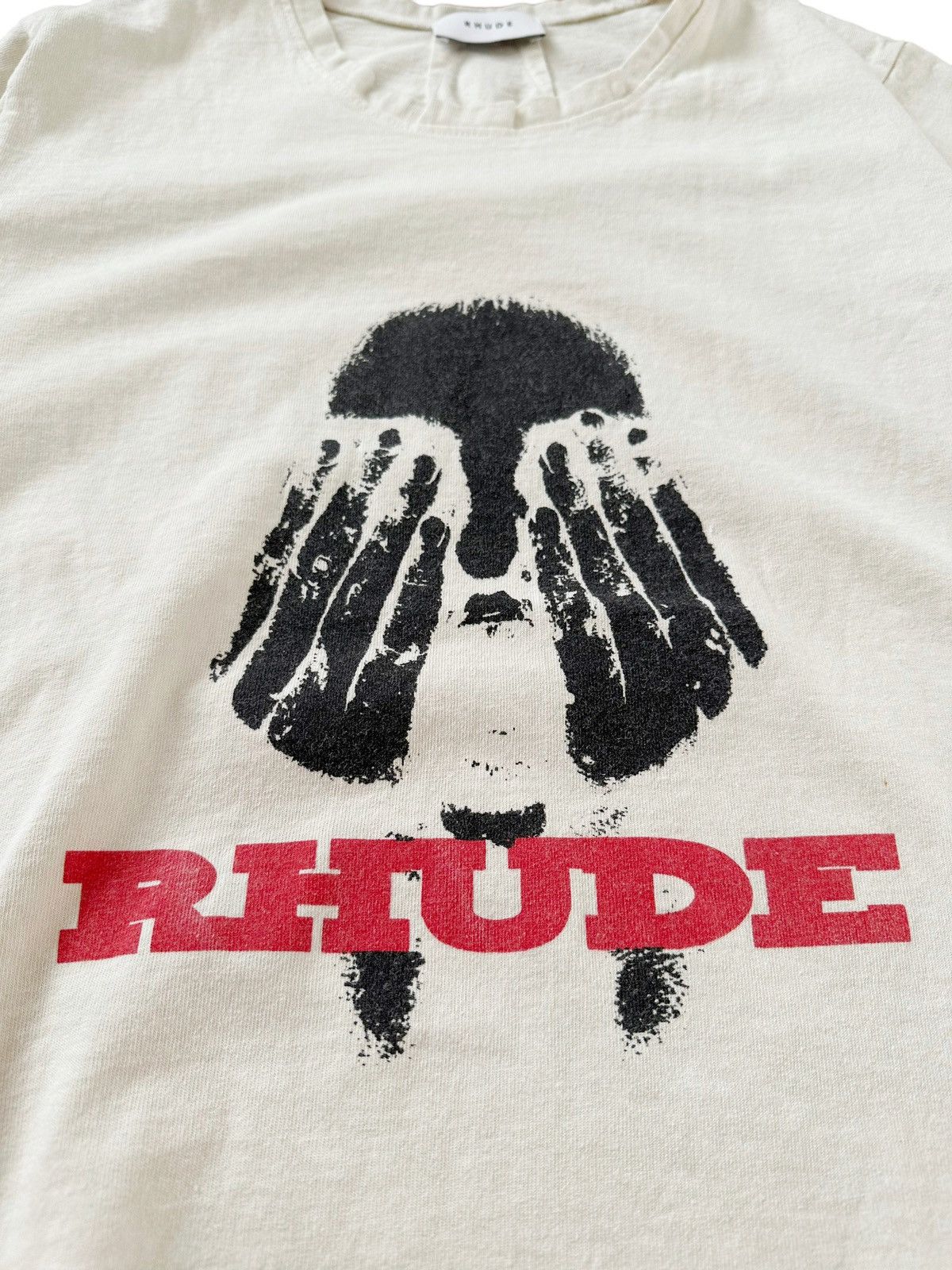 Rhude Rare Hands On Face / Son of A Beach Size US XS / EU 42 / 0 - 3 Thumbnail