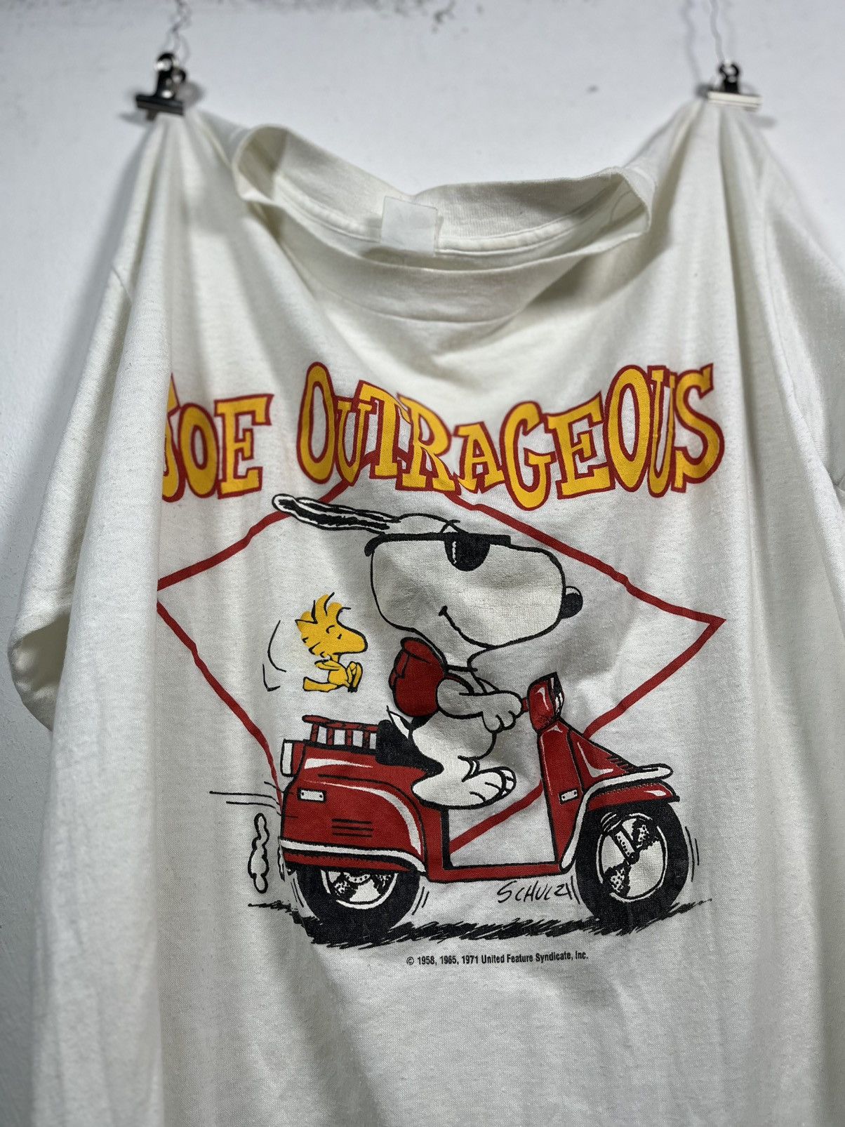 Vintage Vintage 80’s JOE OUTGRAGES SNOOPY TEE Size US M / EU 48-50 / 2 - 1 Thumbnail