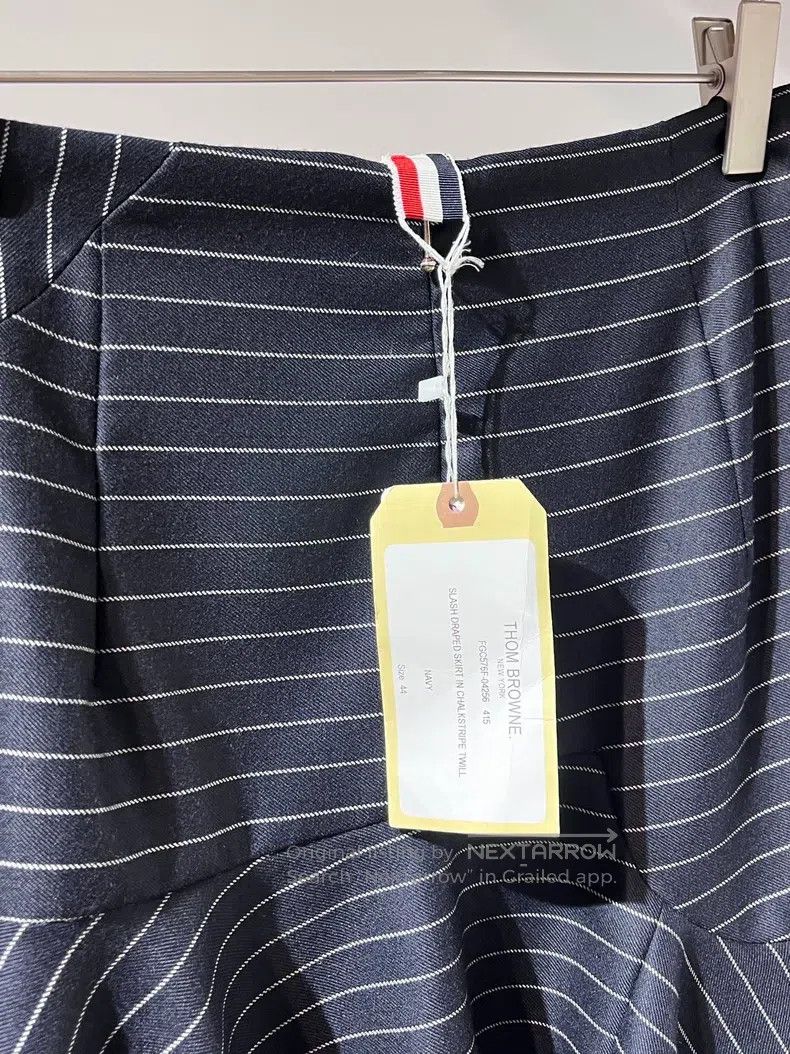 Thom Browne Thom Browne Asymmetrical Pleated Skirt Size 28" / US 6 / IT 42 - 9 Thumbnail