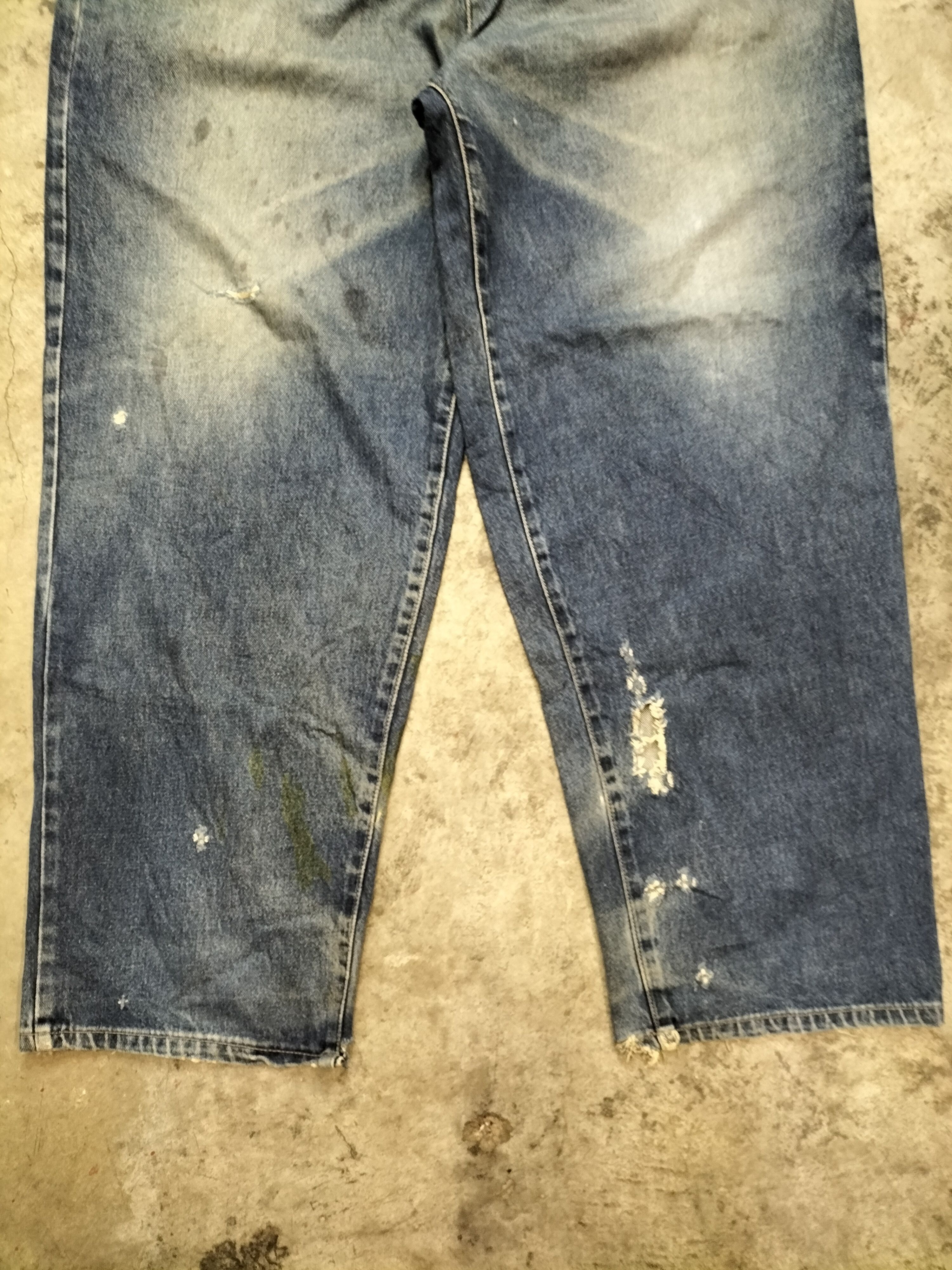 Ecko Unltd. Ecko SZ 40 Denim Ripped Jeans Size US 38 / EU 54 - 4 Thumbnail