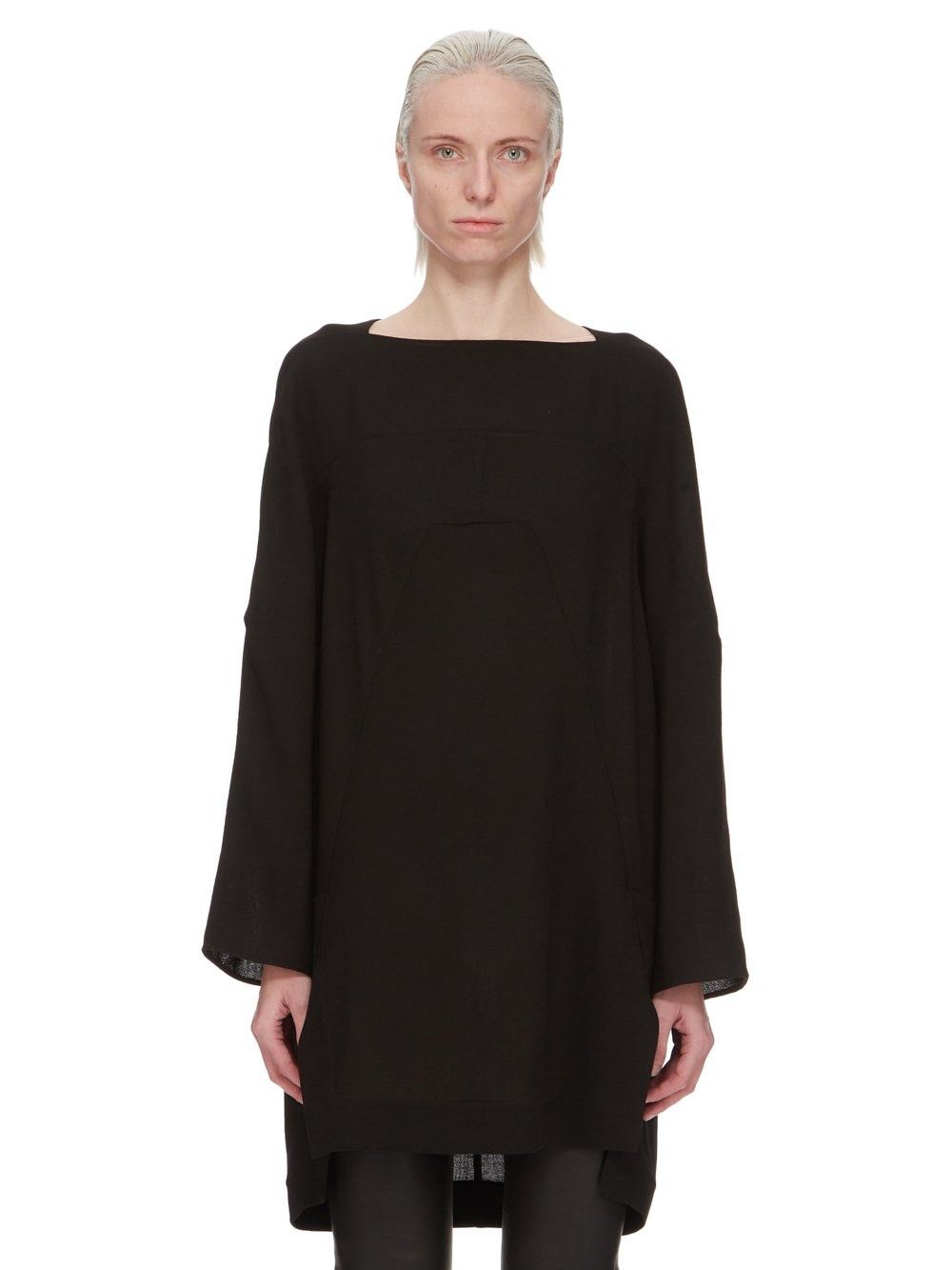 Rick Owens o1y0126 Mini Dress in Black Size M / US 6-8 / IT 42-44 - 2 Thumbnail