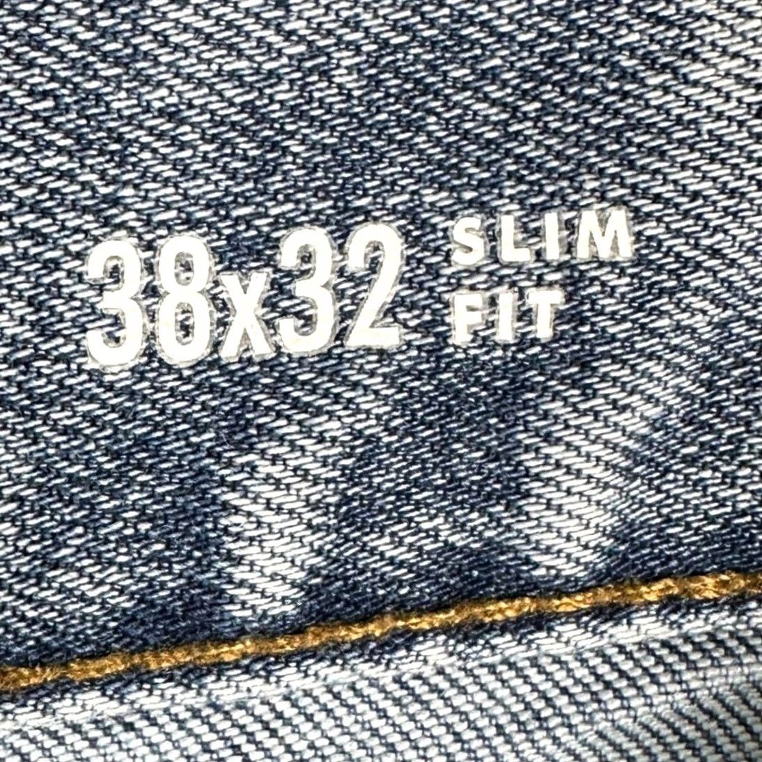 Banana Republic Banana Republic Travel Jean Slim Fit Mens 38X32 Blue Denim Stretch Acid Wash Five-Pocket Casual Everyday All Season Mens Size US 38 / EU 54 - 4 Thumbnail