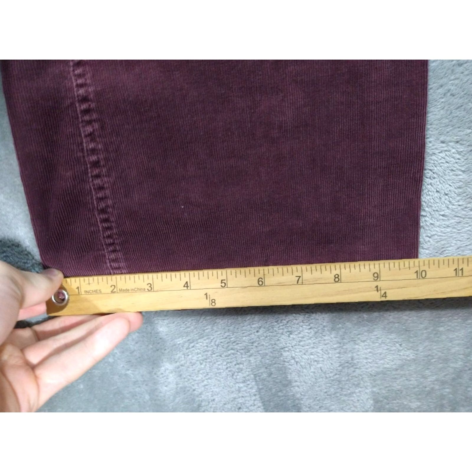 American Eagle Outfitters VINTAGE American Eagle Outfitters Pants Womens 12 Red Corduroy Flare Mid Rise Stretch 90s Size 34" / US 12 / IT 48 - 6 Thumbnail