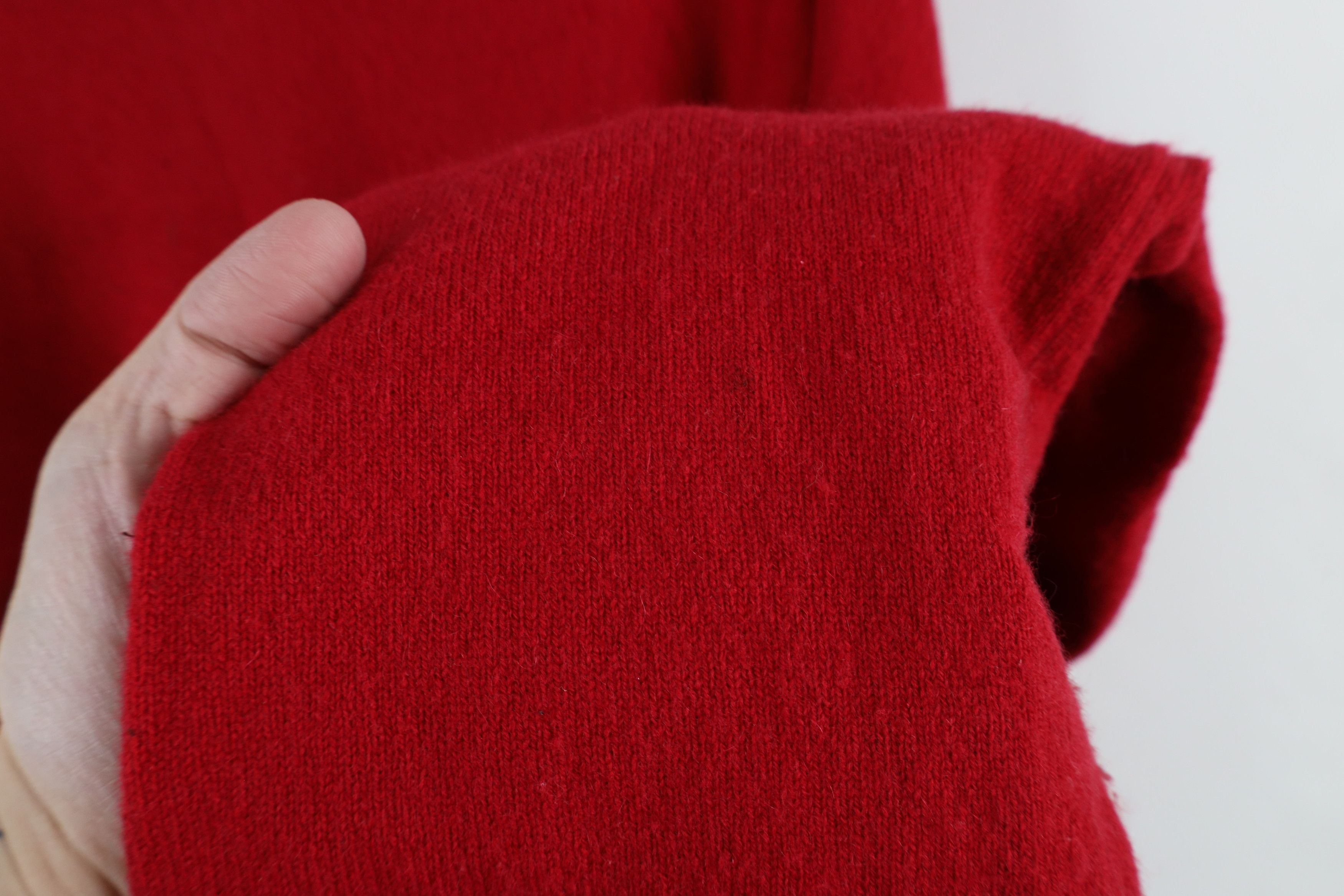 Lands' End × Vintage Vintage 90s Lands End Soft Cashmere Knit Crewneck Sweater Size US L / EU 52-54 / 3 - 7 Thumbnail