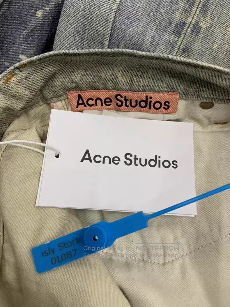 Acne Studios Acne Studios Illusion Ink Baggy 3D Print Low Rise Loose De Size US 44 / EU 60 - 4 Thumbnail