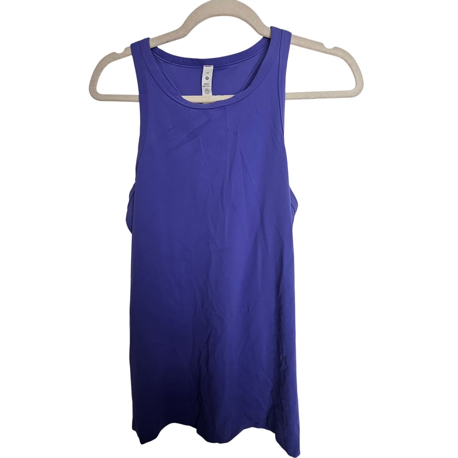 Lululemon Lululemon Tank Top Raceback Purple Athletic Shirt Women 10 Size L / US 10 / IT 46 - 1 Thumbnail