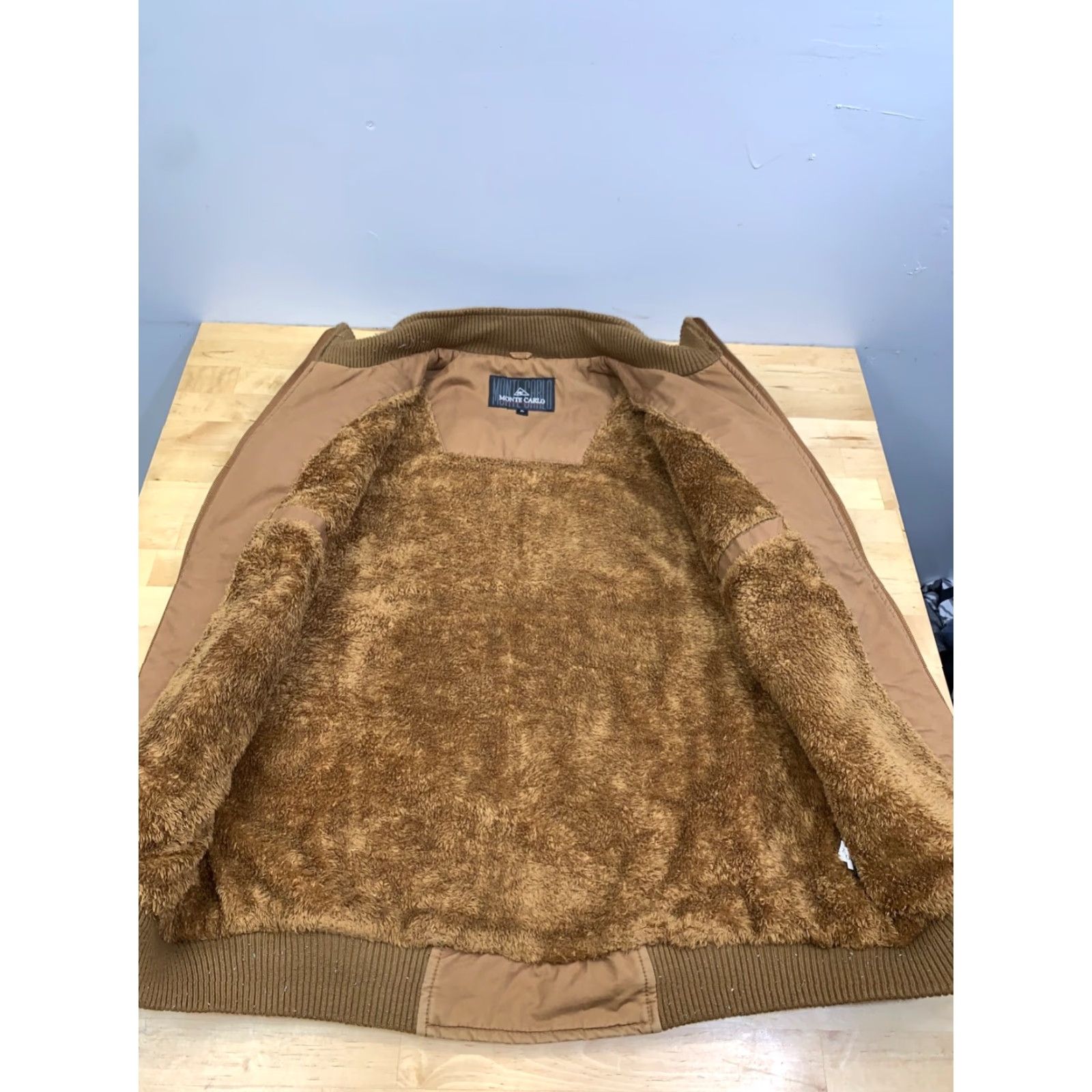 Vintage Monte Carlo Vest Jacket Mens XL Brown Full Zip Lined Polyester Outdoor Casual Winter Fall Spring Vest Size US XL / EU 56 / 4 - 3 Thumbnail