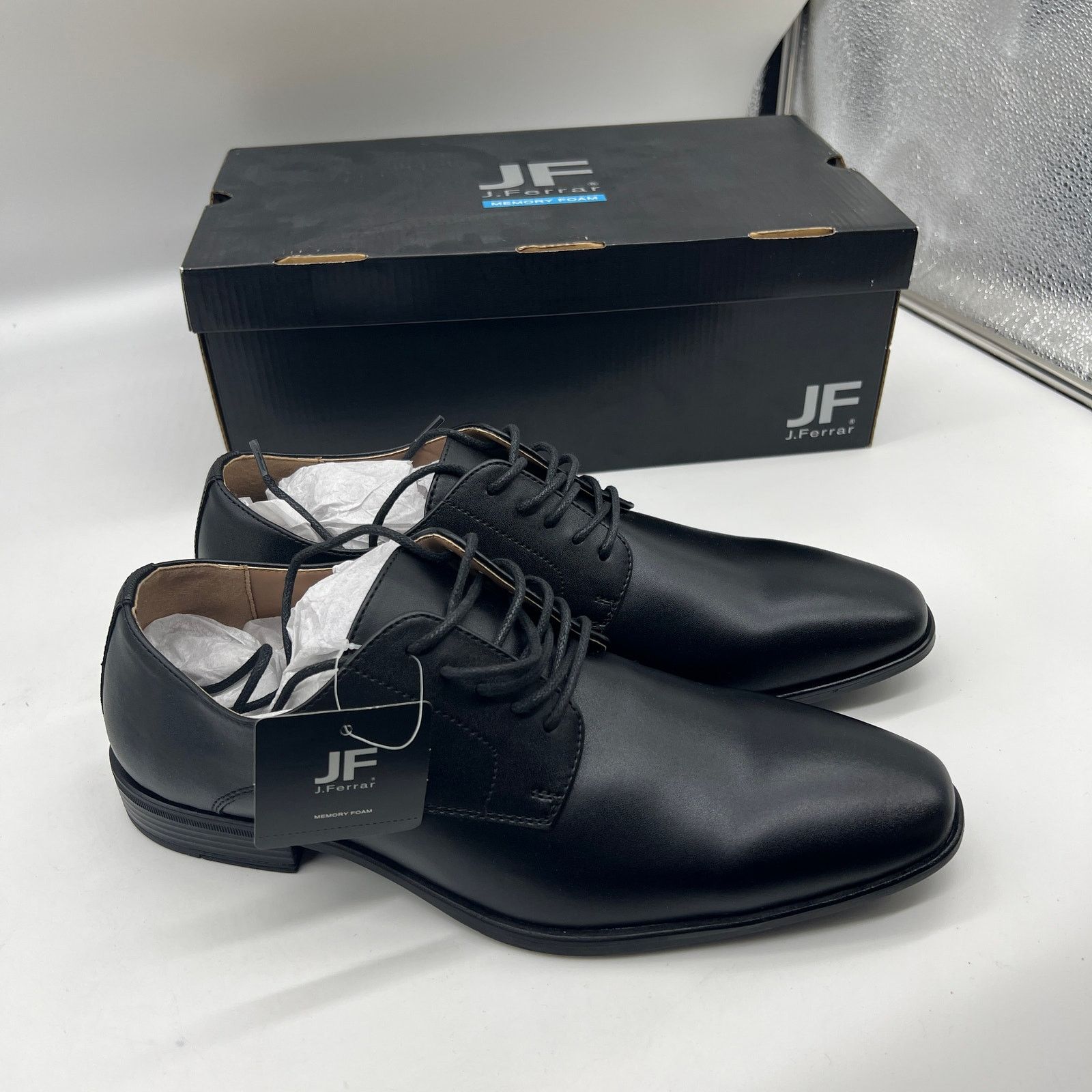 Other J. Ferrar Blackmon Men's Dress Shoes Oxford Shoes Black Size US 9.5 / EU 42-43 - 1 Thumbnail