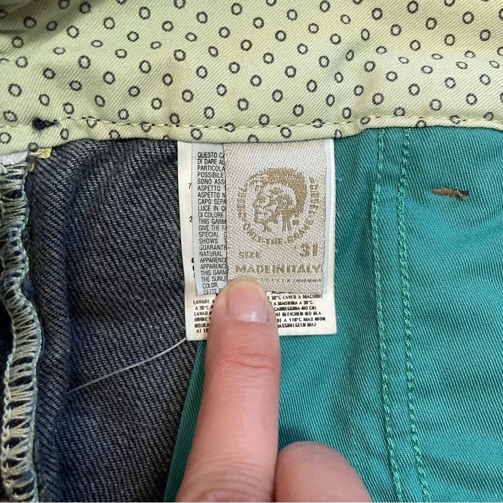 Diesel NWT New $240 Diesel Bootik Blue Jeans Made In Italy Size 31 Size 31" - 8 Thumbnail