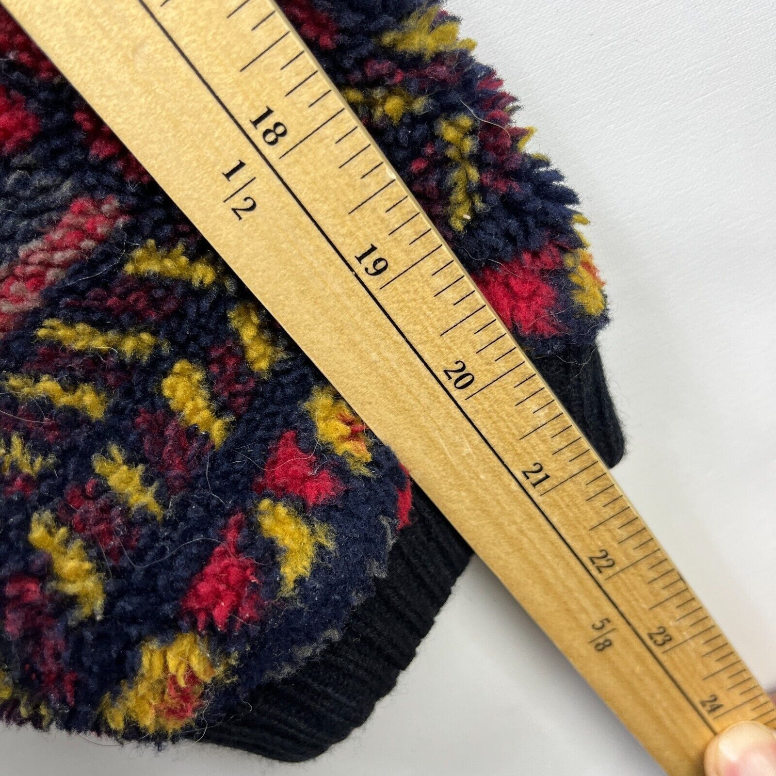 Columbia × Vintage Vintage 90s Columbia Deep Pile Fleece Aztec Pattern Medium Size M / US 6-8 / IT 42-44 - 11 Thumbnail