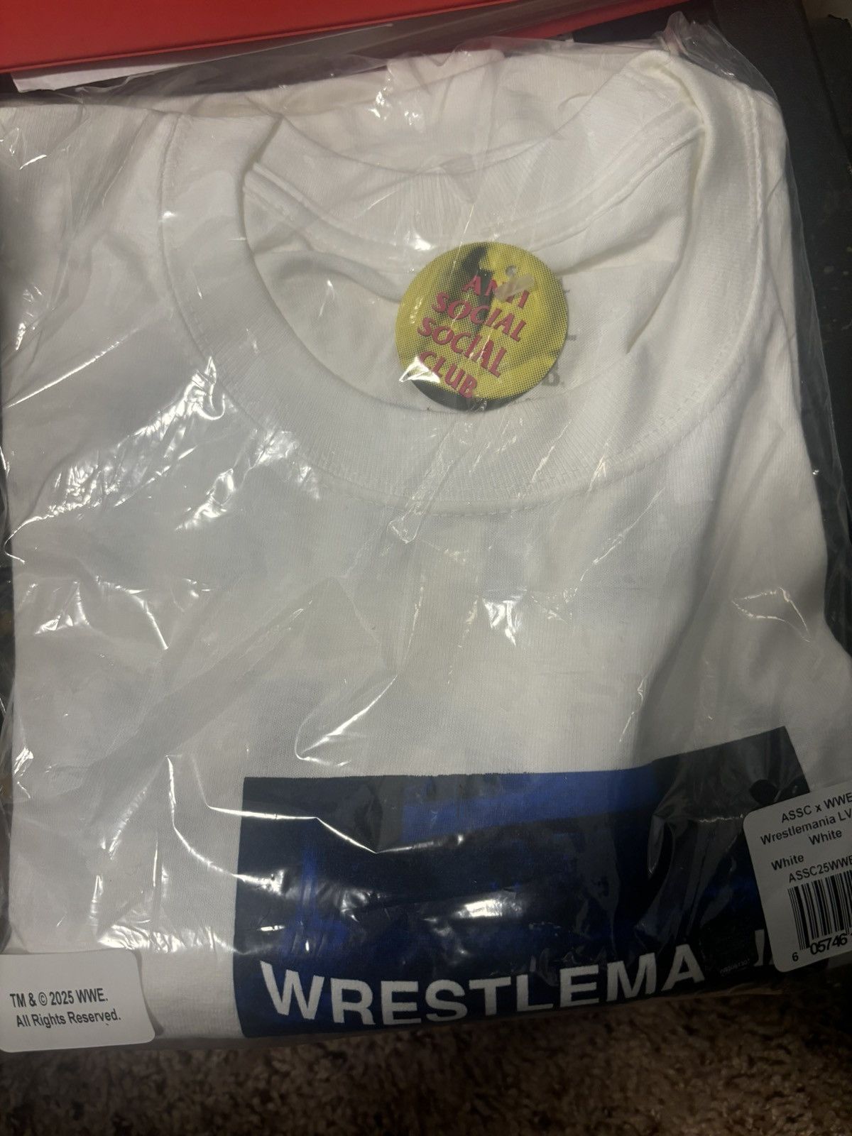 Anti Social Social Club ASSC Anti Social Social Club x WWE Las Vegas T shirt Size US XL / EU 56 / 4 - 1 Thumbnail