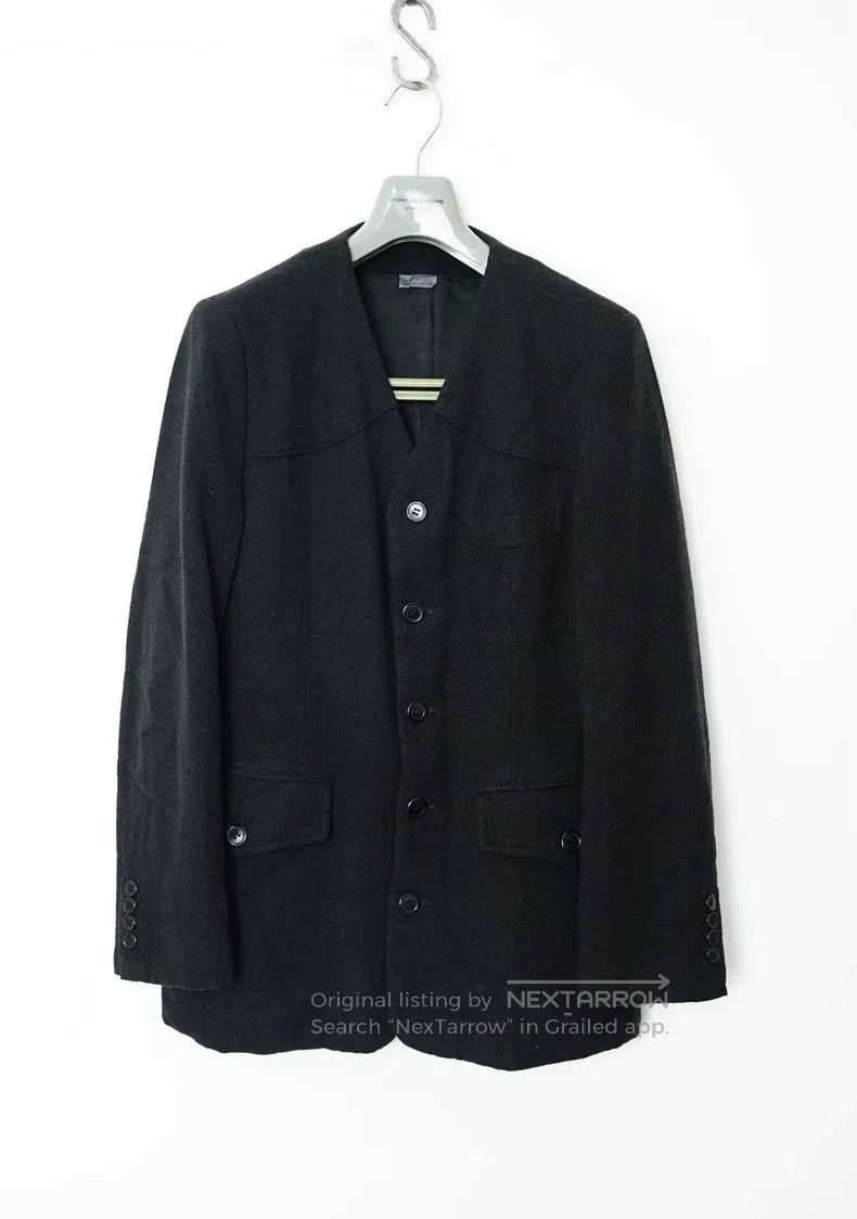 Comme des Garcons Comme des Garcons Wool Round Neck Jacket. Size US S / EU 44-46 / 1 - 1 Thumbnail