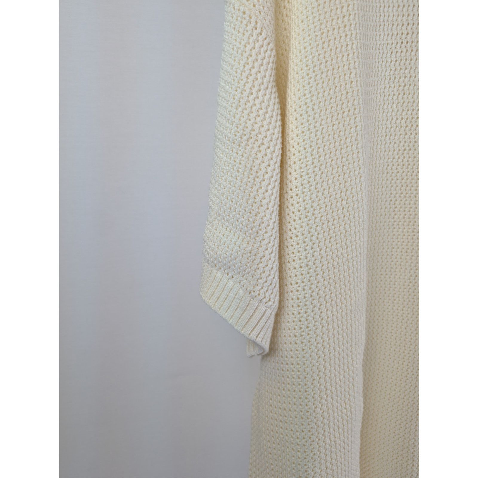 Amiri o1rshd1 Amiri Crochet Button up Half Sleeve Shirt in Ivory Size US XL / EU 56 / 4 - 6 Thumbnail