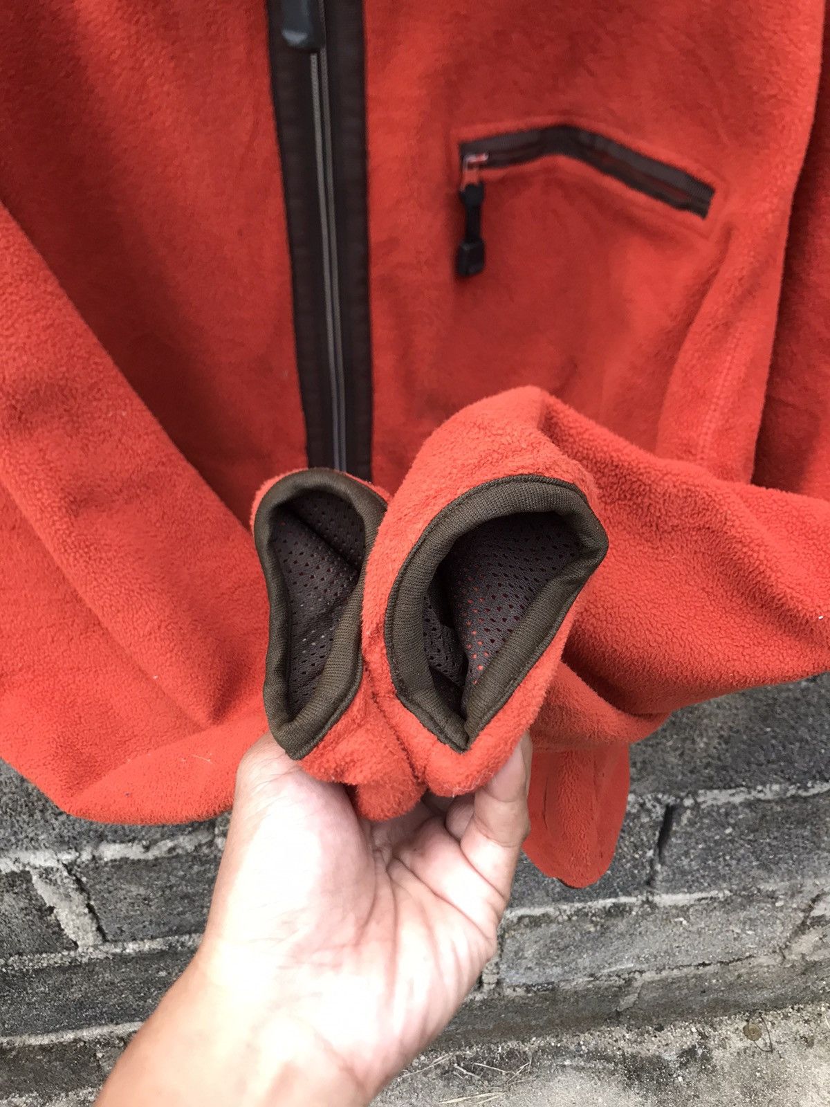 Japanese Brand ⚡️Vintage Grand Air Fleece Zipper Outdoor Jacket Size US L / EU 52-54 / 3 - 6 Thumbnail