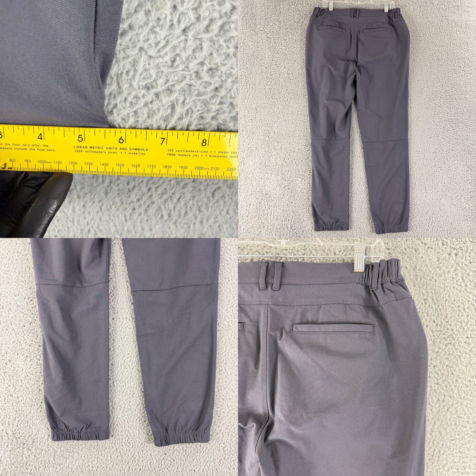 Cuts Cuts Clothing AO Jogger Pants Mens XL Gray Stretch Casual Gym Pockets Size US 36 / EU 52 - 8 Thumbnail