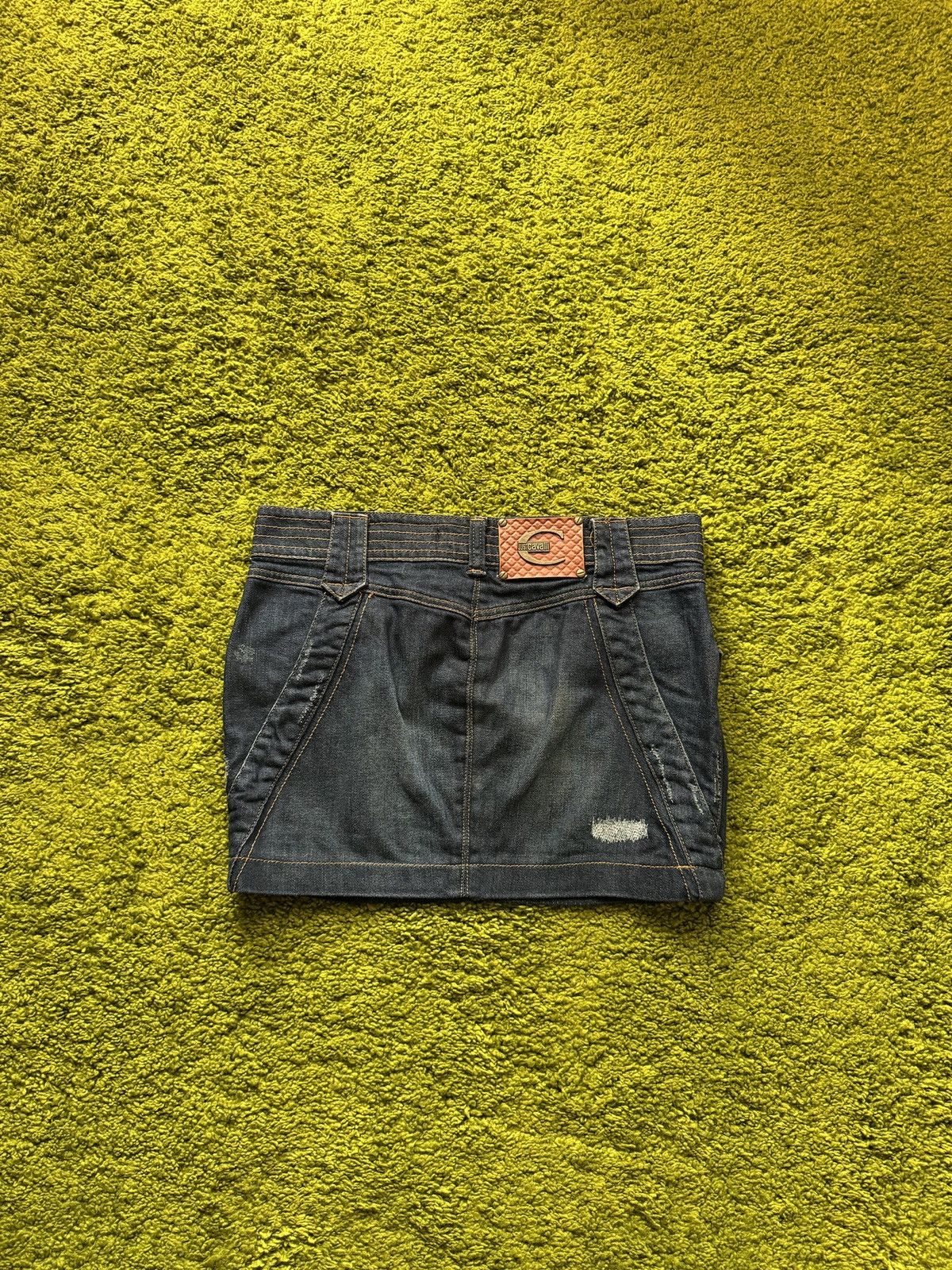 Just Cavalli × Roberto Cavalli Just Cavalli NWT denim mini skirt Y2K style Size 28" / US 6 / IT 42 - 6 Thumbnail