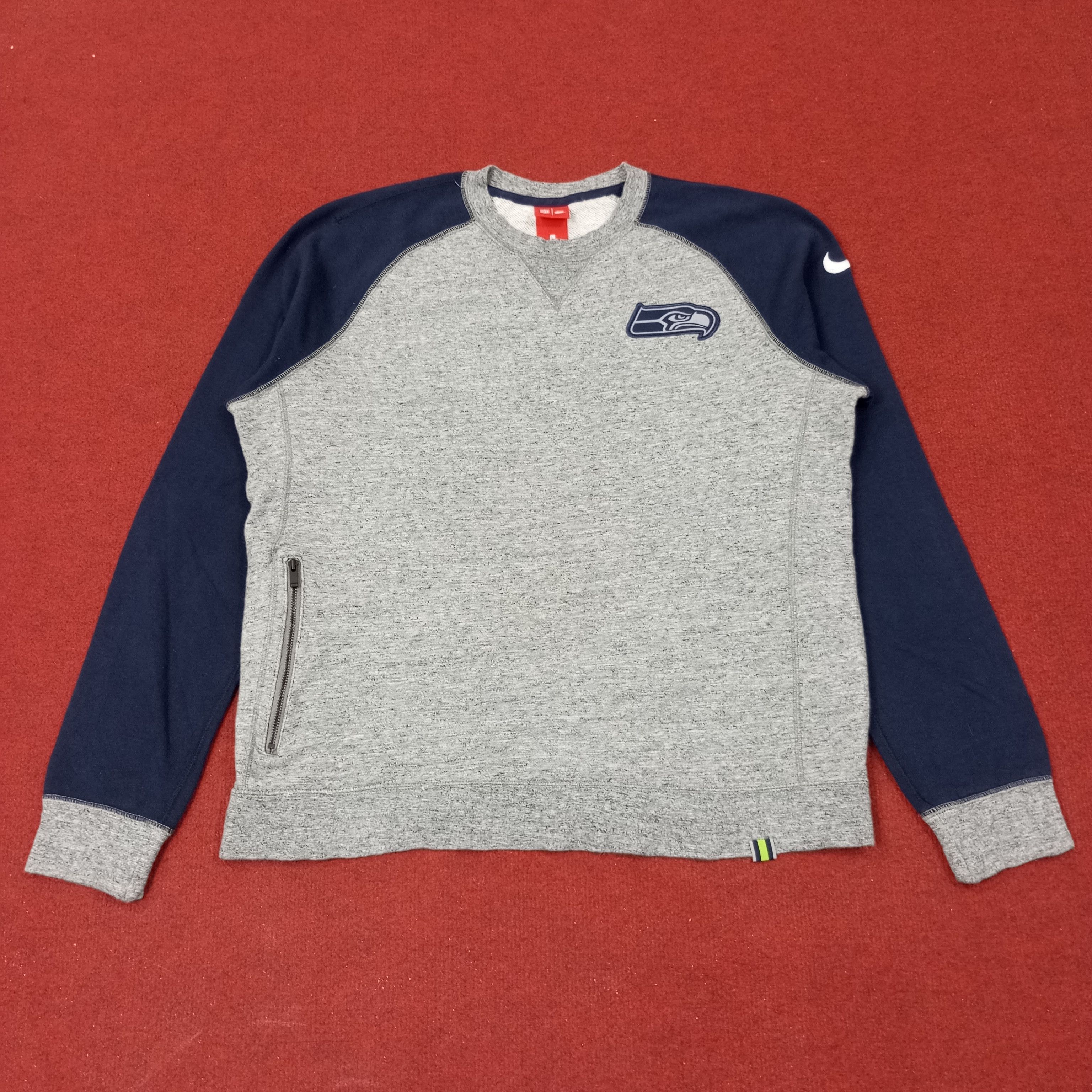 Nike Nike Seatle Seahawks Football Team Sweatshirt c226n1 Size US L / EU 52-54 / 3 - 1 Thumbnail