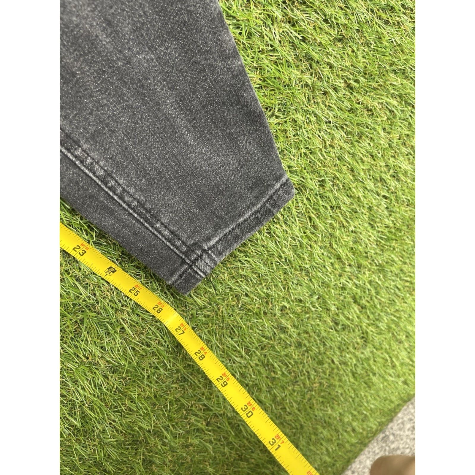 Vintage Judy Blue Jeans Womens 7/28 Black Skinny Fit Stretch Stone Wash Casual Slim y2k Jeans Size 28" / US 6 / IT 42 - 4 Thumbnail