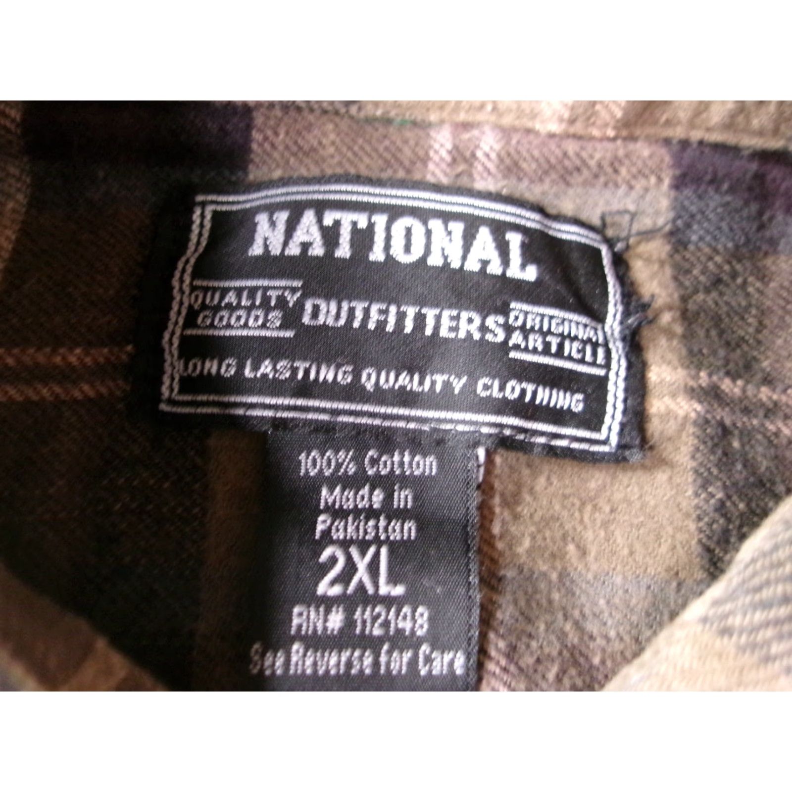 Vintage VINTAGE Copper & Oak Shirt Men 2XL Brown Plaid Flannel Button-Up Outdoor Workwear Classic Lumberjack Size US XXL / EU 58 / 5 - 6 Thumbnail