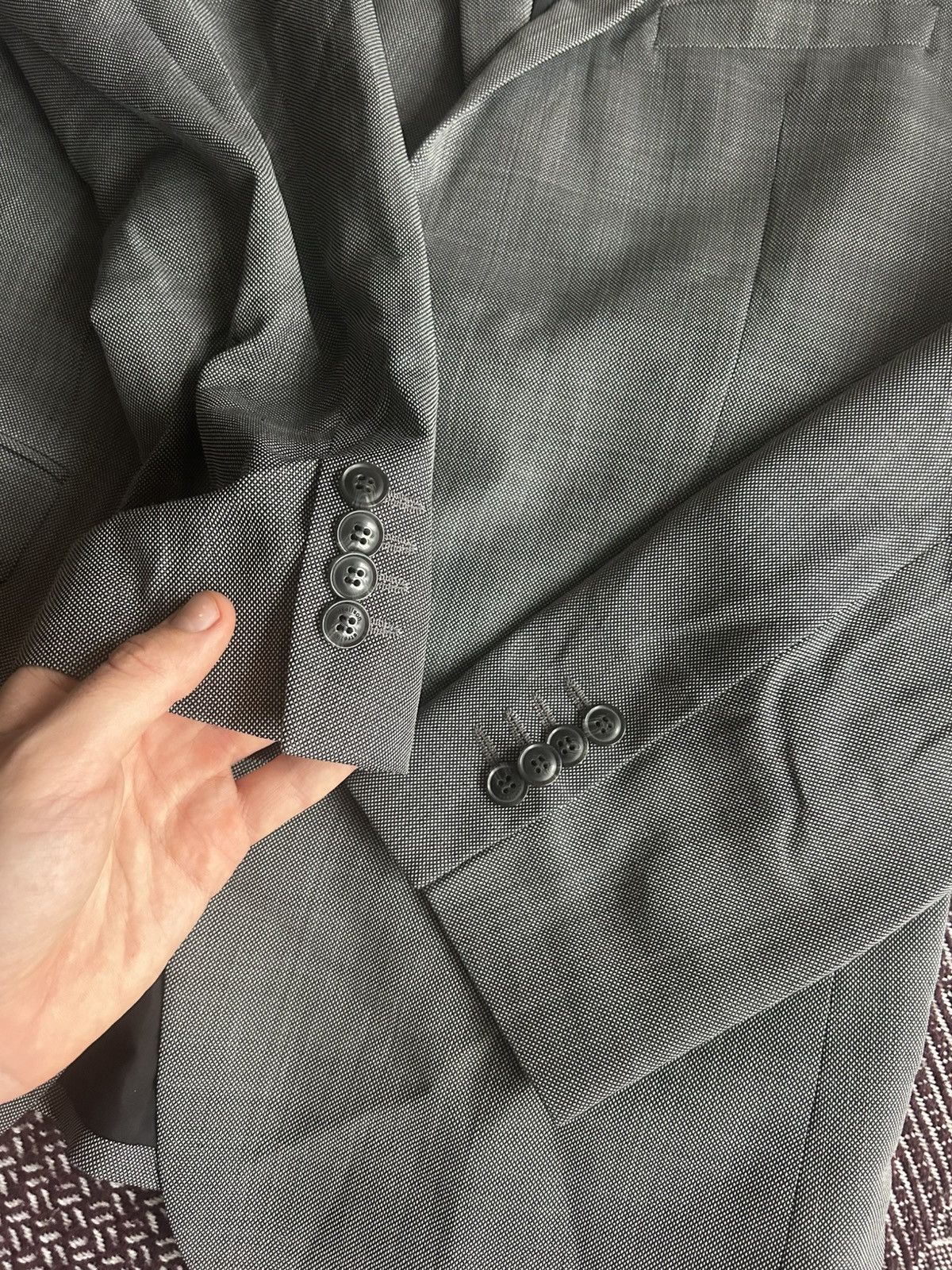 Strellson Strellson Wool Mens Suit 2 Button Solid Style Size 48 Luxury Size 38R - 14 Thumbnail