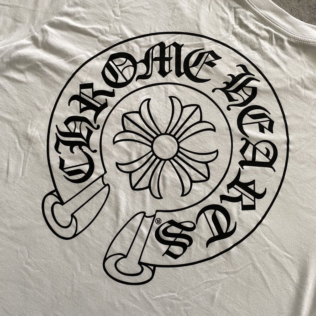 Chrome Hearts Chrome Hearts Horse Shoe Logo Pocket T-shirt white Size US M / EU 48-50 / 2 - 5 Thumbnail