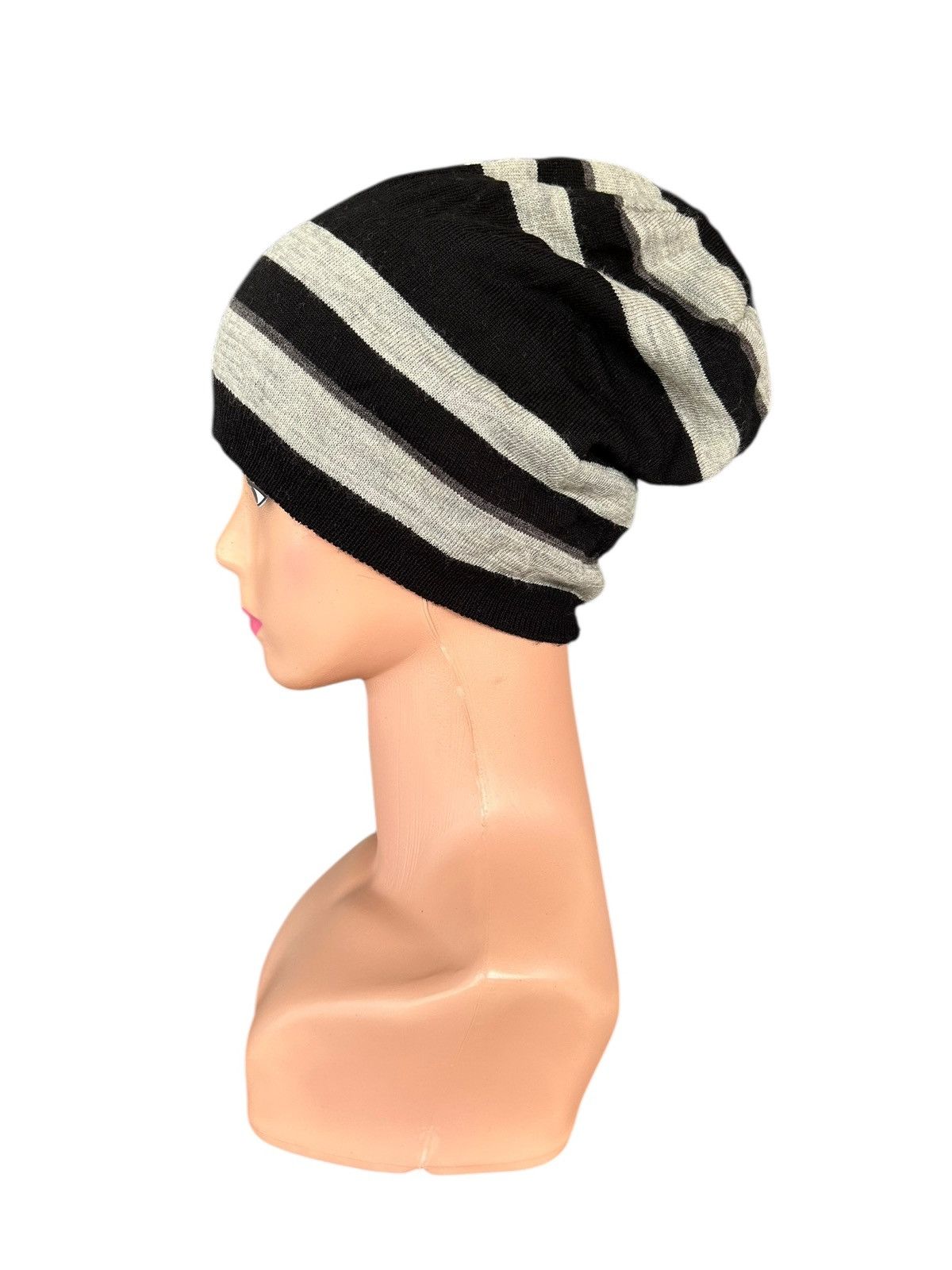 Japanese Brand × Kapital × Vintage Stripe Japanese Brand Uniqlo Beanie Hats Size ONE SIZE - 3 Thumbnail