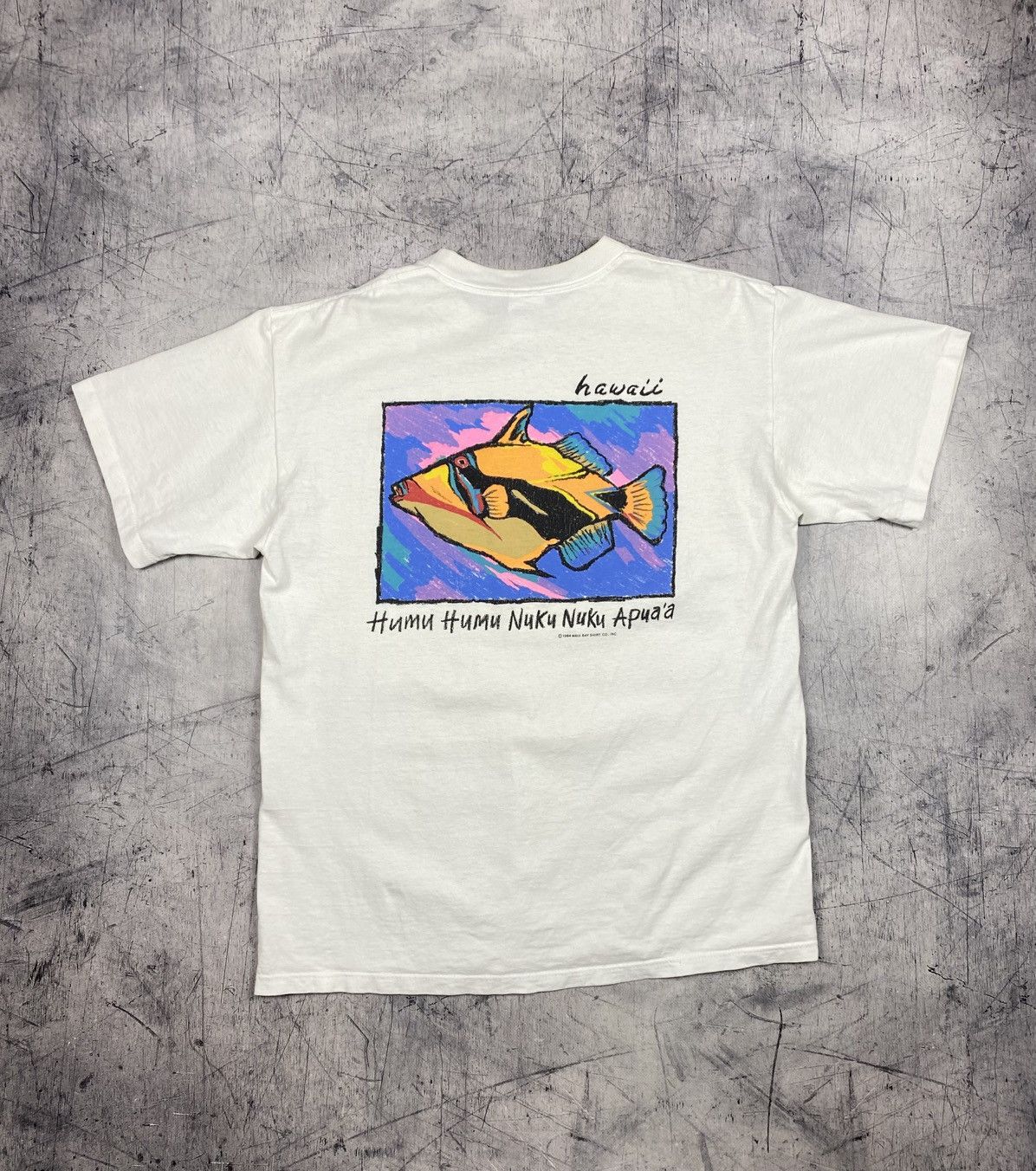 Other Vintage 1994 Maui Bay Hawaii Fish Graphic Tee Size US L / EU 52-54 / 3 - 2 Thumbnail