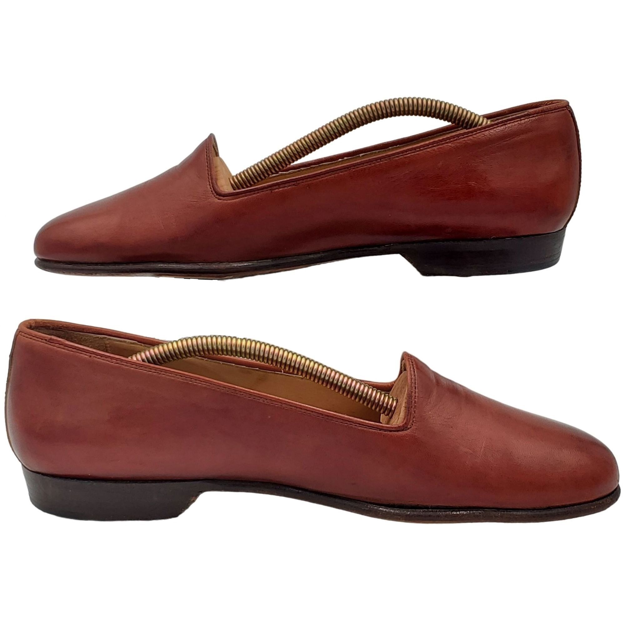 Bragano Vintage Bragano Cole Haan Italy Men 8M Brown Calfskin Classi Size US 8 / EU 41 - 6 Thumbnail