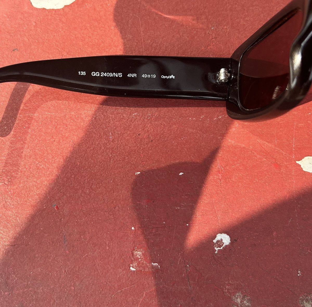 Gucci × Vintage VINTAGE GUCCI GG2409 BRWN ACETATE SUNGLASSES Size ONE SIZE - 4 Thumbnail