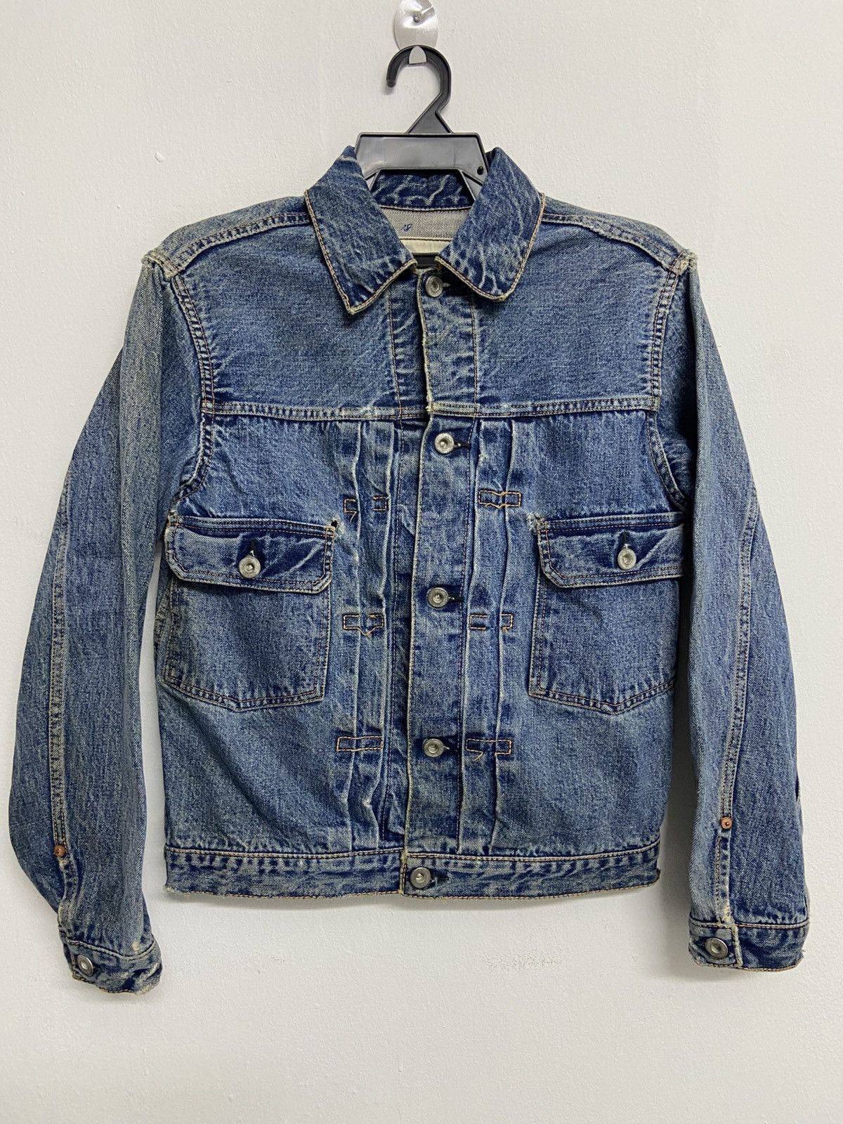Johnbull JOHNBULL kojima japan Washed Distressed Denim Jacket Size US M / EU 48-50 / 2 - 1 Thumbnail