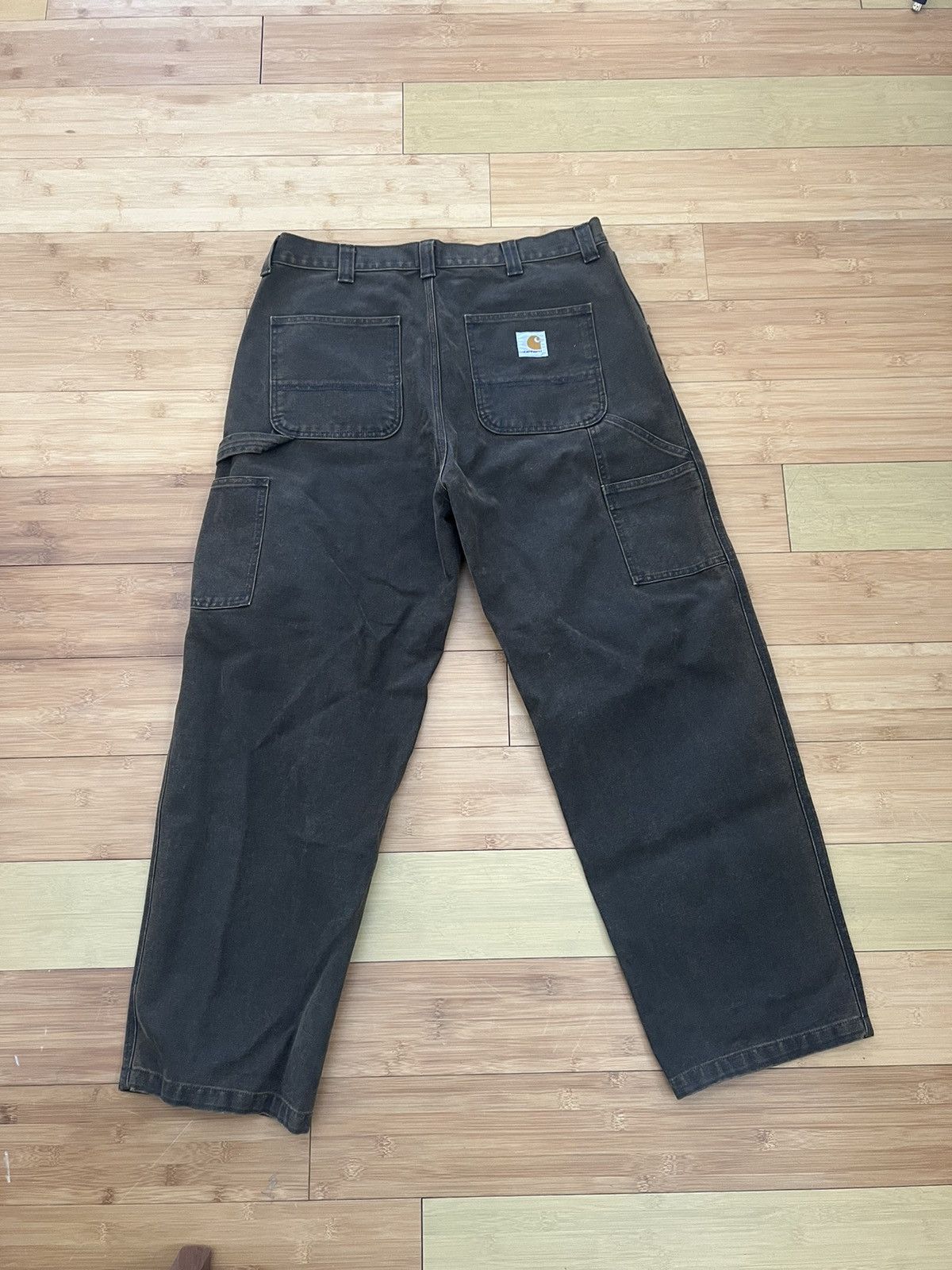 image of Carhartt Wip Single Knee Brown Pant Size L, Men's