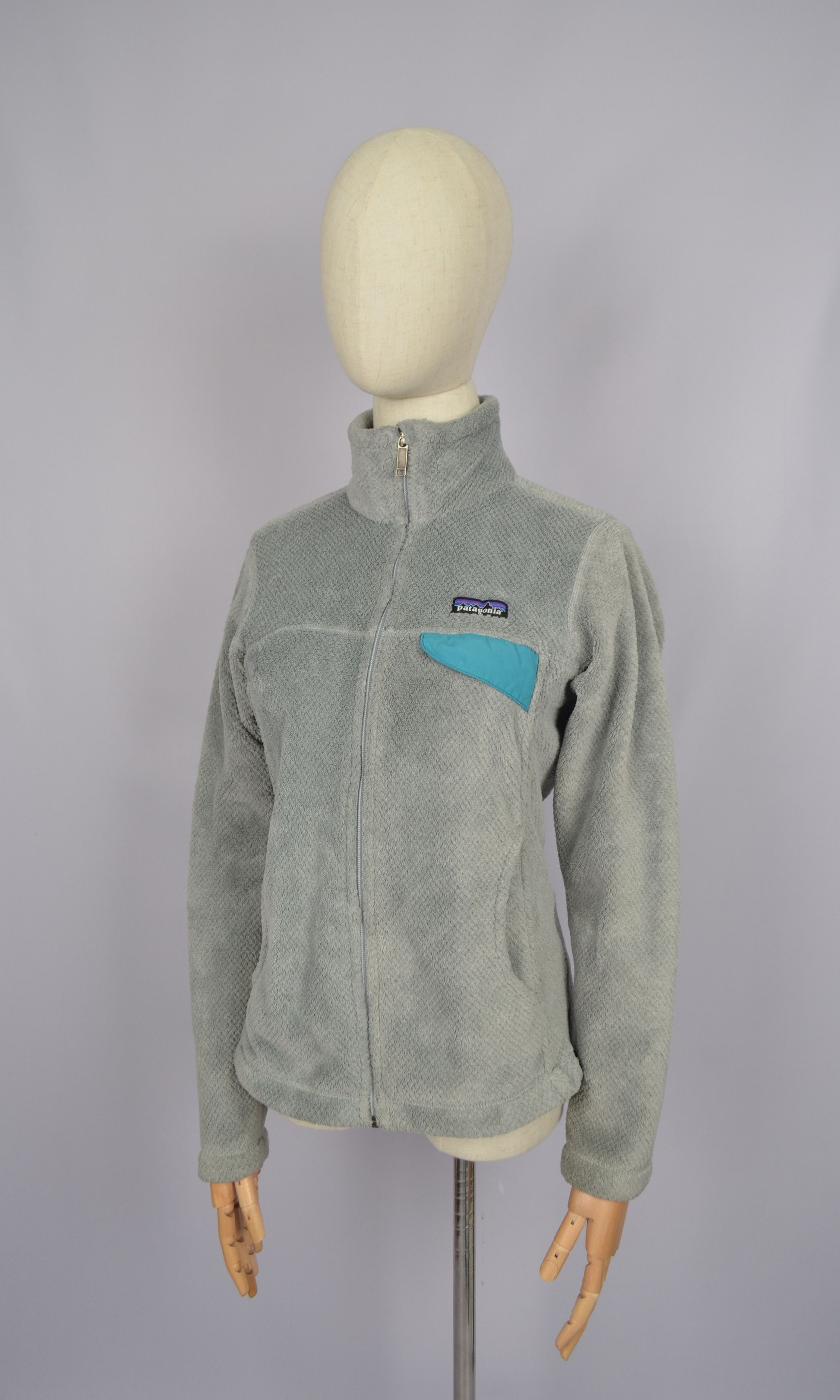 Patagonia × Vintage Patagonia Grey Re-Tool Full Zip Fleece Jacket Size S Outdoor Size S / US 4 / IT 40 - 2 Thumbnail
