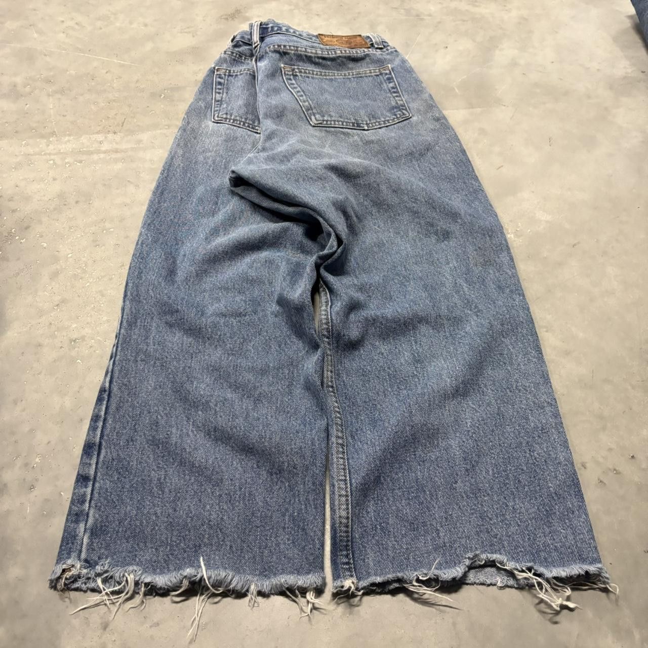Japanese Brand × Vintage Crazy Vintage Y2K/2000s Baggy Grunge Skater Denim Jeans! Size US 32 / EU 48 - 4 Thumbnail