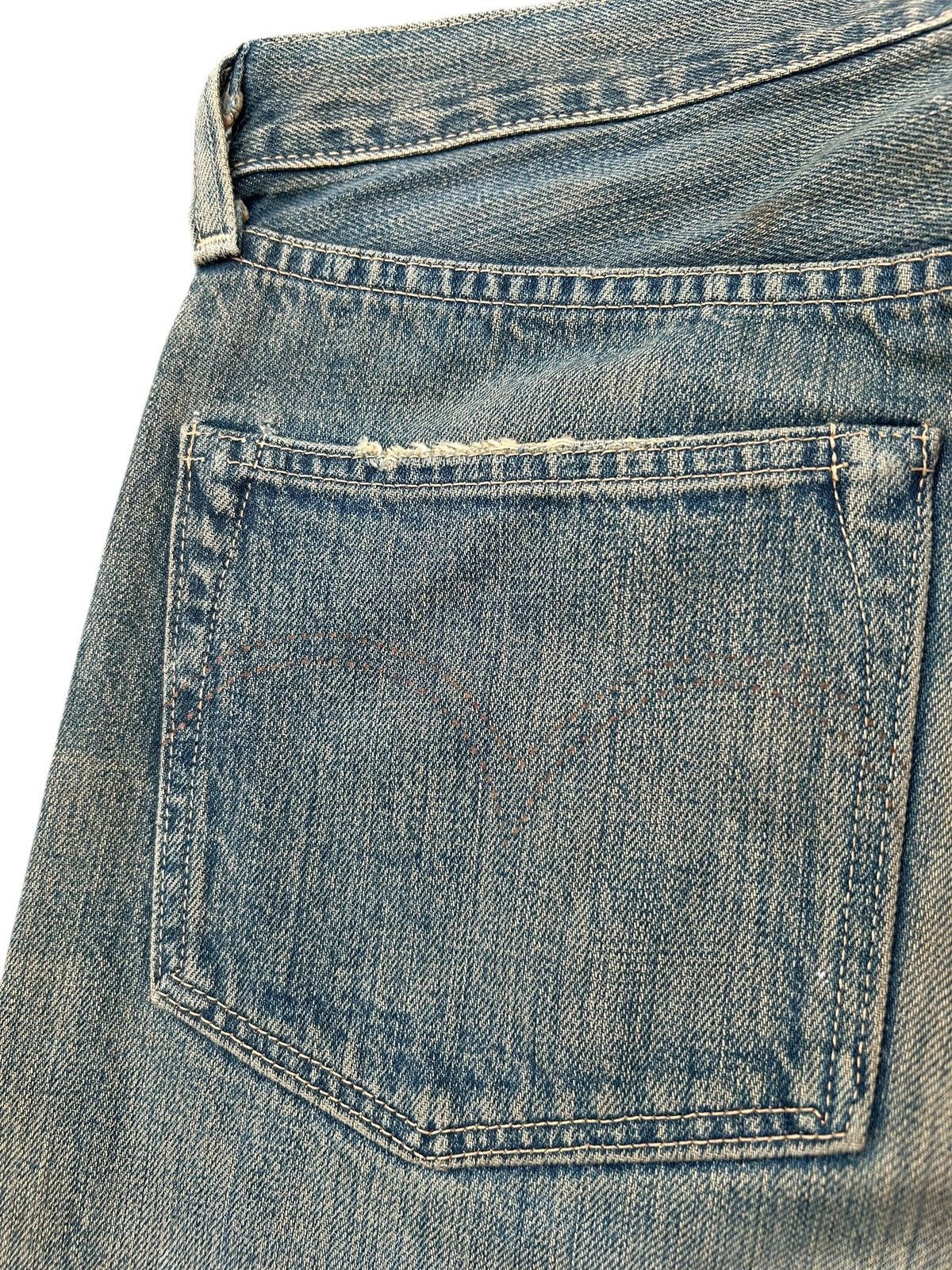 Kapital Thrashed Vintage Levis Big E Selvedge Rusty Faded Denim Jean Size US 31 - 7 Thumbnail