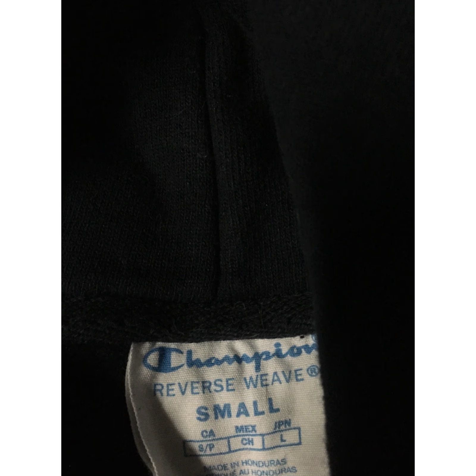 Champion VINTAGE Champion Reverse Weave Hoodie Distress S Navy Blue Men Hooded Pullover Grunge Track Surf Skate 90s USA College Football Basketball Vintage Size US S / EU 44-46 / 1 - 3 Thumbnail