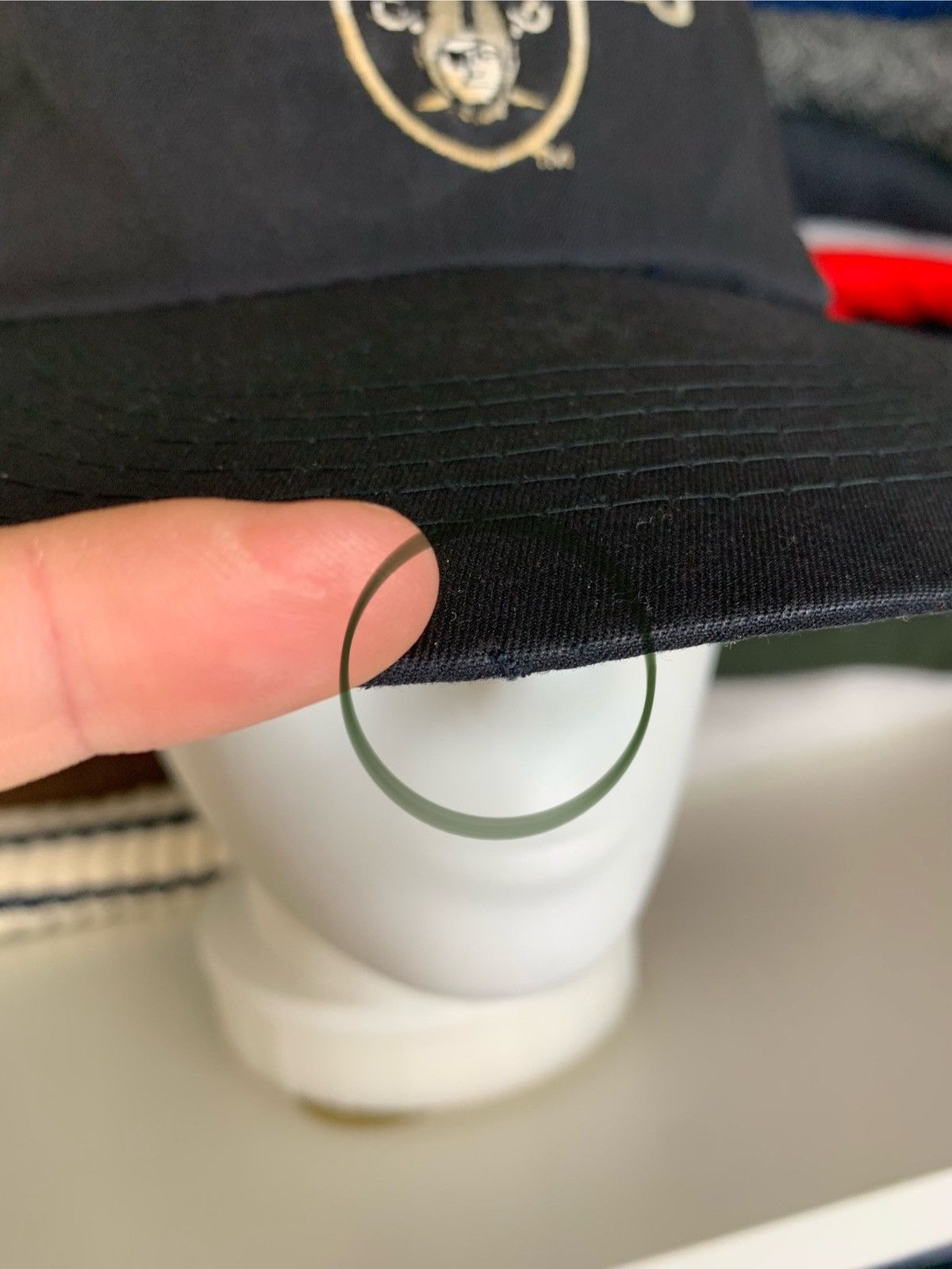 NFL Vintage 90s Raiders Los Angeles NFL Cap Hat Size ONE SIZE - 2 Thumbnail