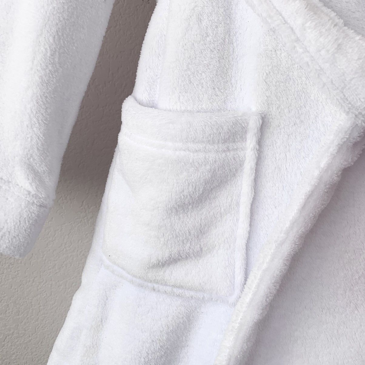 Ralph Lauren polo bear embroidered plush white robe