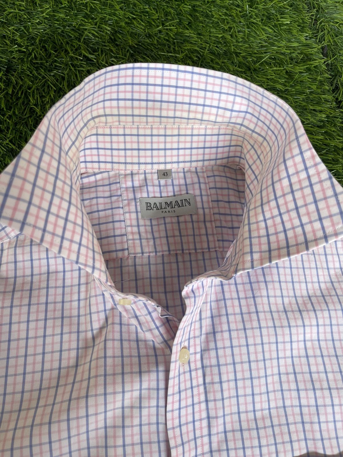 Balmain Vintage’90s🔥BALMAIN PIERRE🔥Square Short Shirt Button Up Size US L / EU 52-54 / 3 - 11 Thumbnail