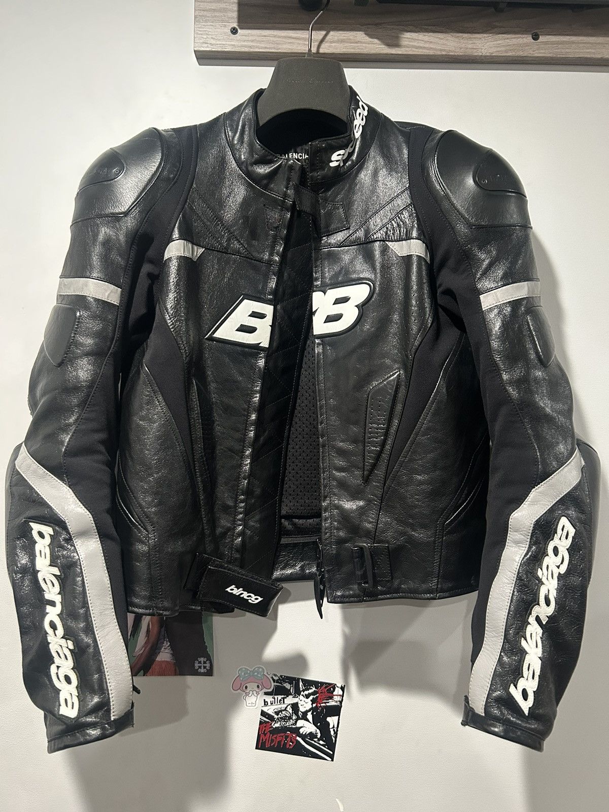 Balenciaga Balenciaga Moto Jacket FW20 Size US M / EU 48-50 / 2 - 2 Thumbnail
