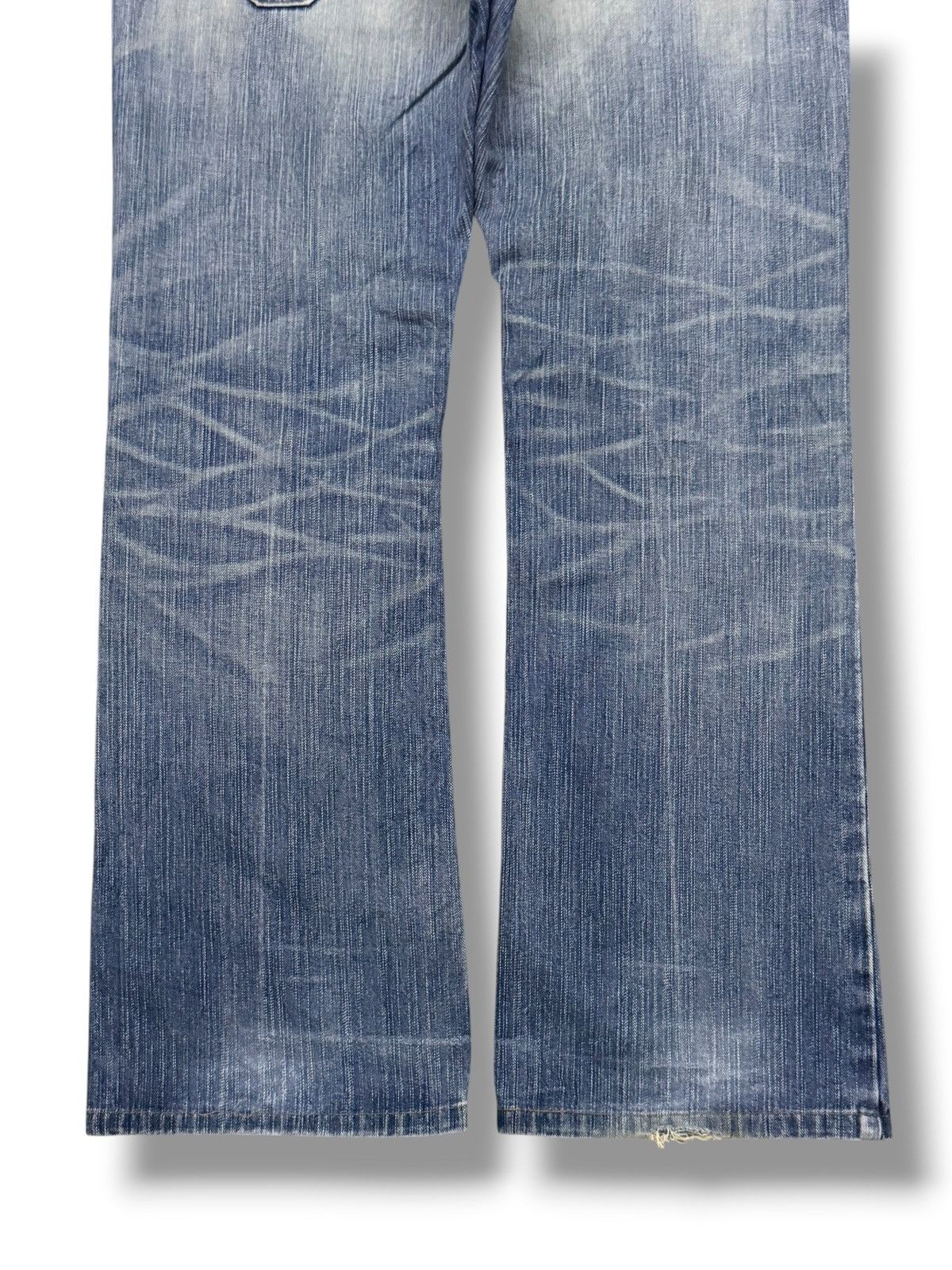 Edwin Vintage Edwin 411XVS Japan Denim Jeans | Y2K Bootcut | W34 Size US 34 / EU 50 - 7 Thumbnail