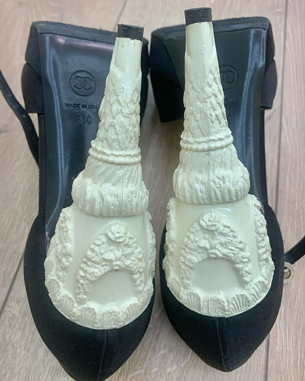 Chanel Chanel Wedding Cake heels Size US 8 / IT 38 - 4 Thumbnail