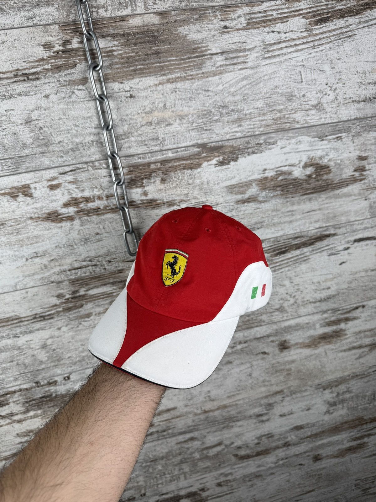 Ferrari × Puma Mens Vintage Puma Ferrari racing hats cap Italy Italia Size ONE SIZE - 1 Thumbnail