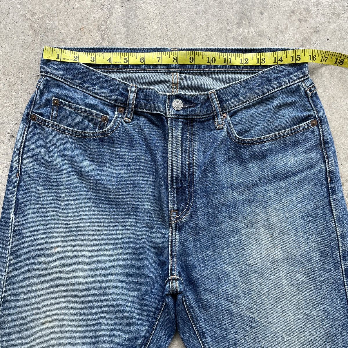 Japanese Brand Vintage Japanese Brand Faded Jeans Denim Pants W31 Size US 31 - 5 Thumbnail