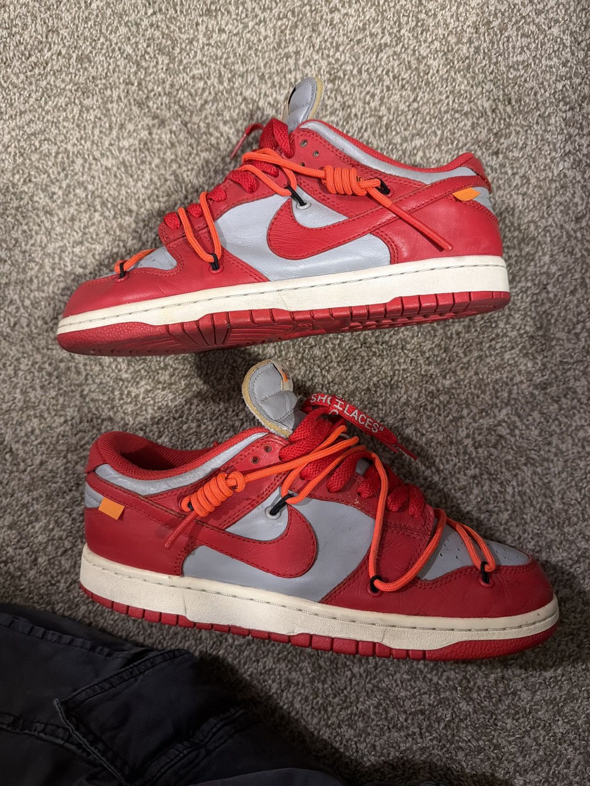 Nike × Off-White Nike off white dunk university red Size US 7.5 / EU 40-41 - 1 Thumbnail