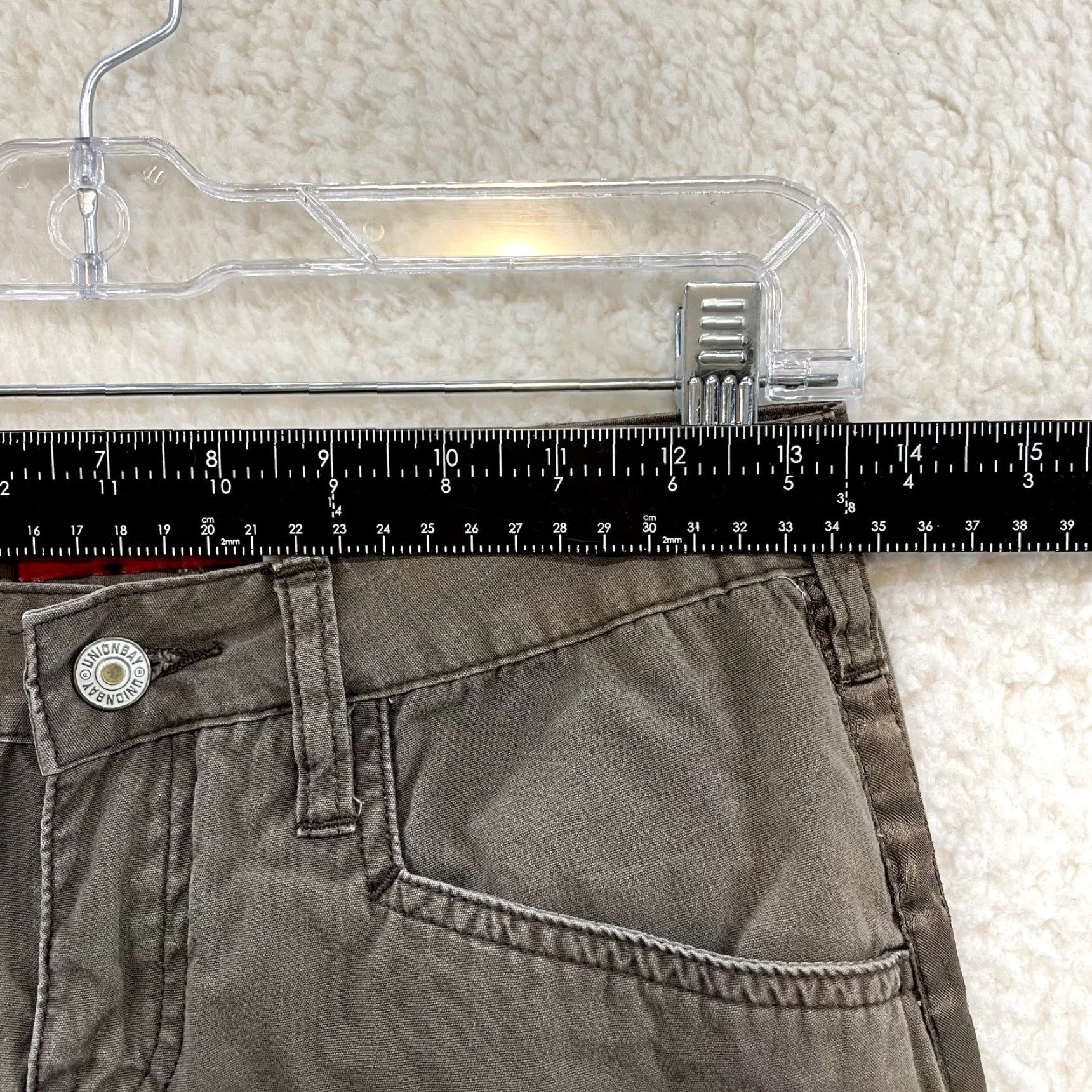 Vintage Y2K Vintage Low Rise Cargo Flare Pants 2 25 Brown Cyber Fairy Tech Gorpcore Womens 2 Cotton Grunge Unionbay Size 26" / US 2 / IT 38 - 7 Thumbnail
