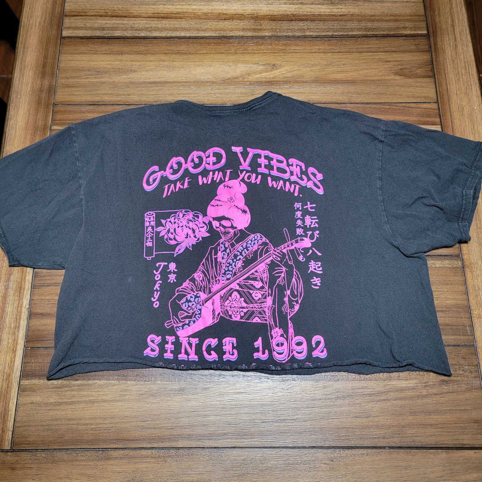 Other The Young & Wild Crop Tee "Good Vibes Take What You Want"-XL Size XL / US 12-14 / IT 48-50 - 1 Thumbnail