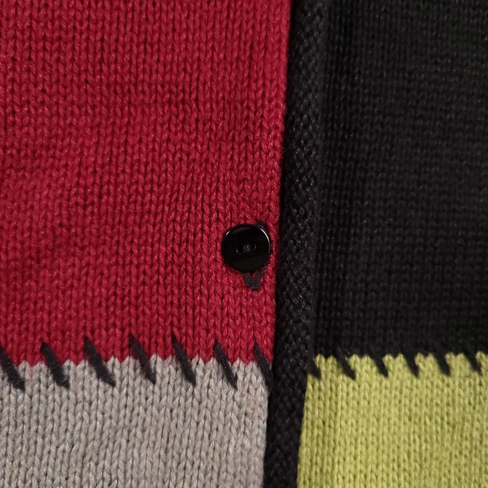 Vintage Breckenridge Cardigan Sweater Women's 1X Plus Button Up Knit Patch Pearls Cardigan Sweater Size XL / US 12-14 / IT 48-50 - 6 Thumbnail