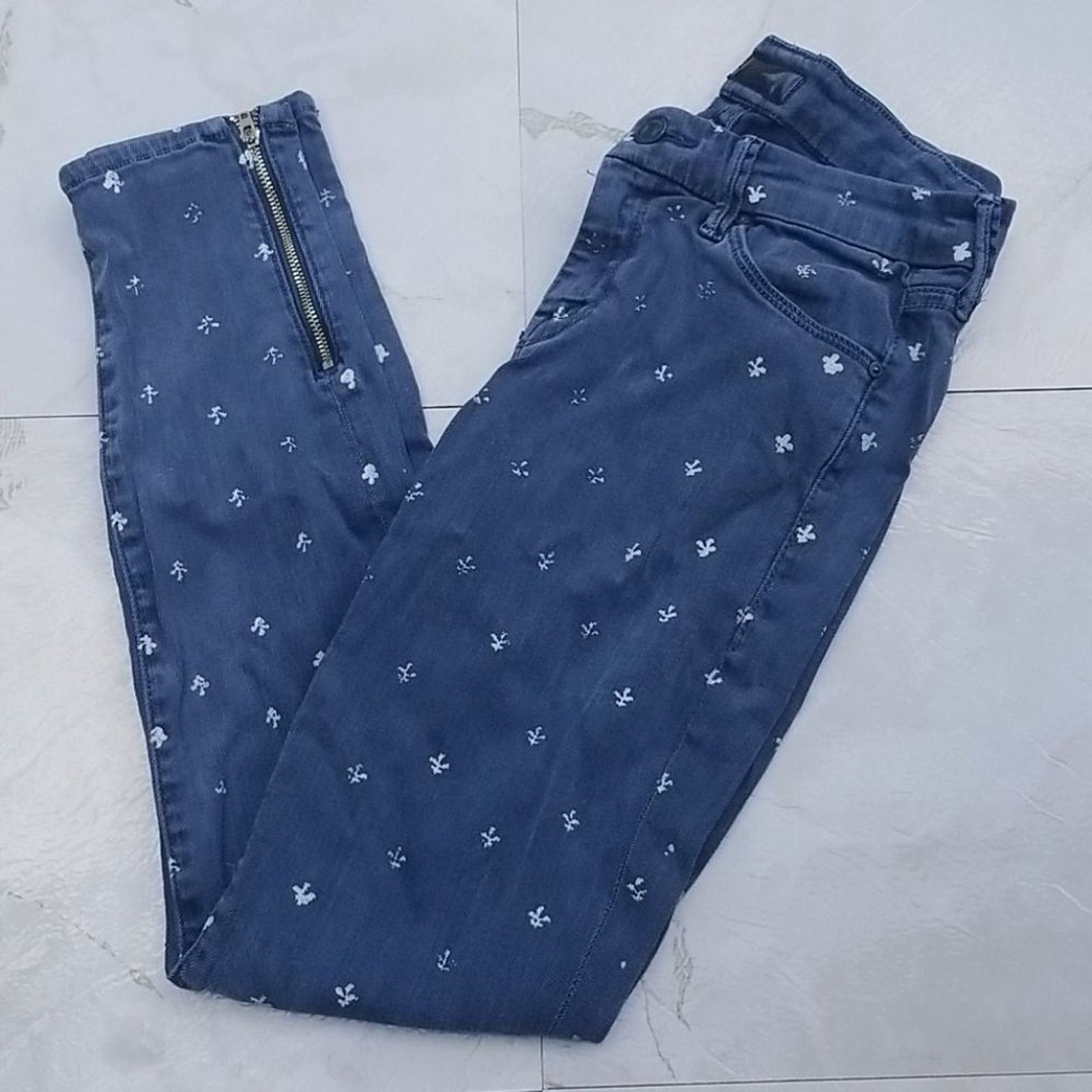 MOTHER Mother The Looker Ankle Zip Skinny Jean Size 26" / US 2 / IT 38 - 1 Thumbnail